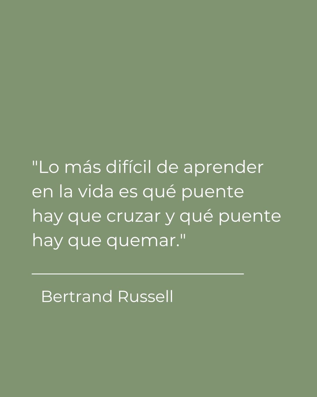 A veces, lo m&aacute;s dif&iacute;cil no es tomar una decisi&oacute;n, sino aceptar lo que esa decisi&oacute;n implica.
Hay puentes que merece la pena cruzar, aunque al otro lado haya incertidumbre. Y hay otros que necesitamos dejar atr&aacute;s porq