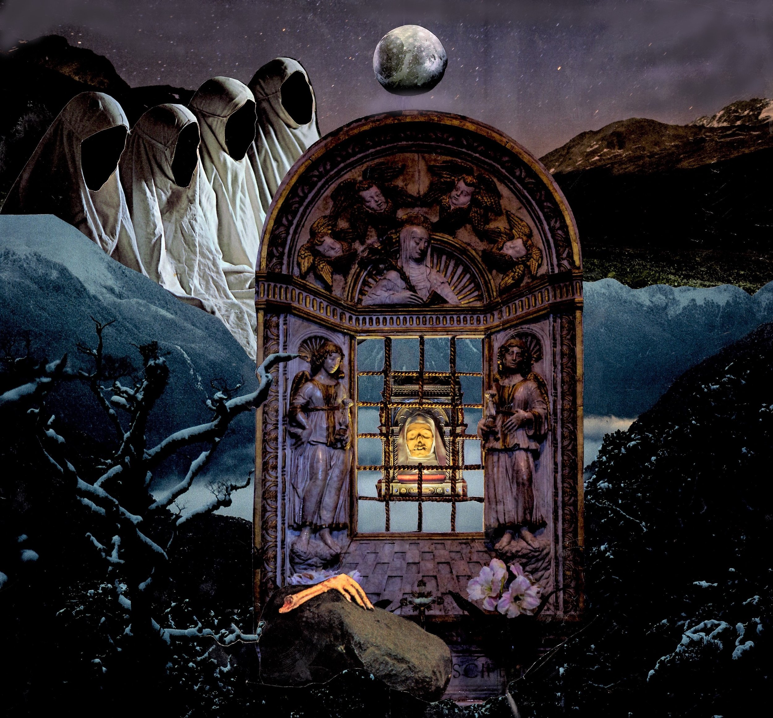 The Collages of Sacred Cuts — BLACK FLOWERS