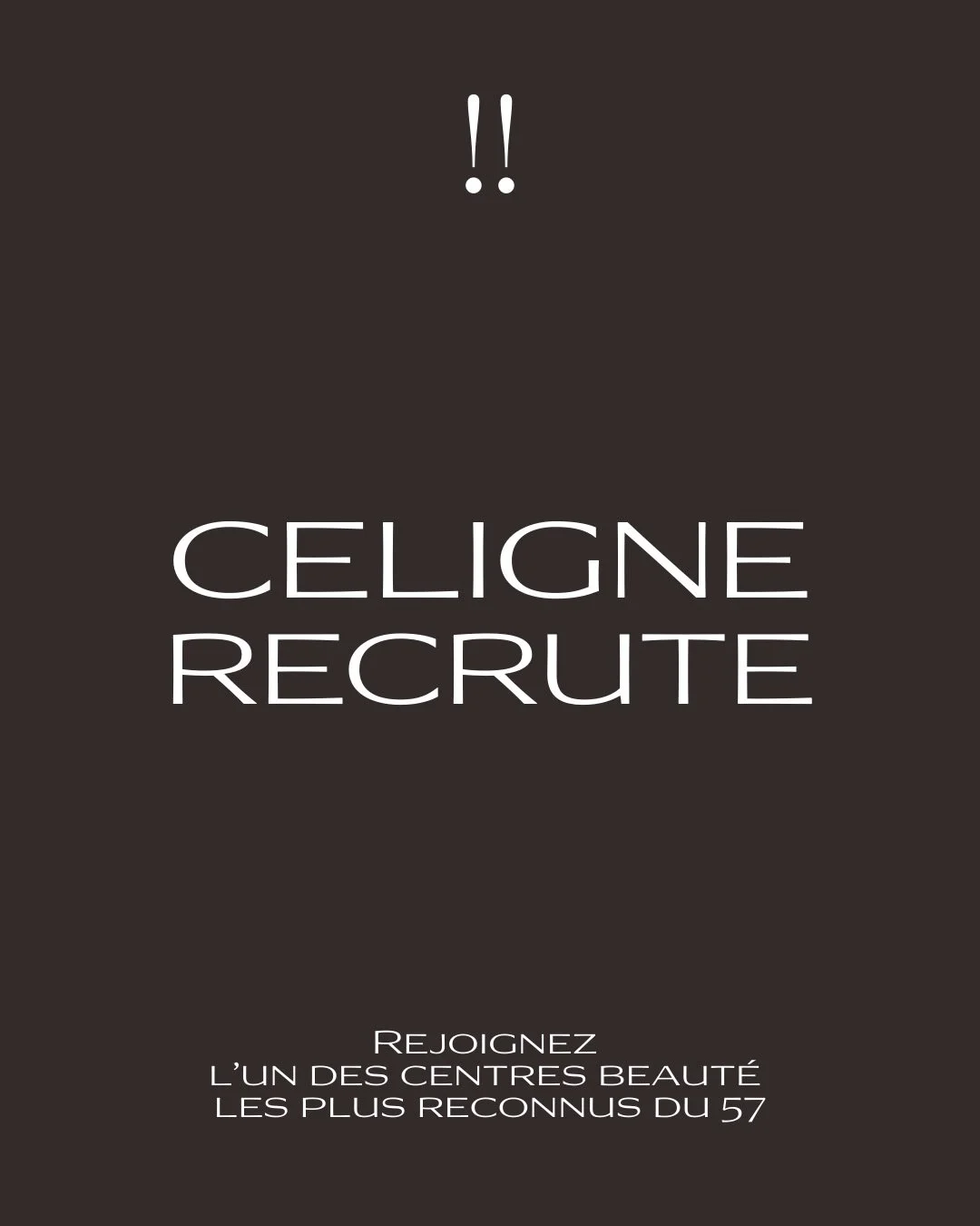 CELIGNE RECRUTE!! Envoyez vos CV &agrave; celigne57180@hotmail.fr 🫶🏻