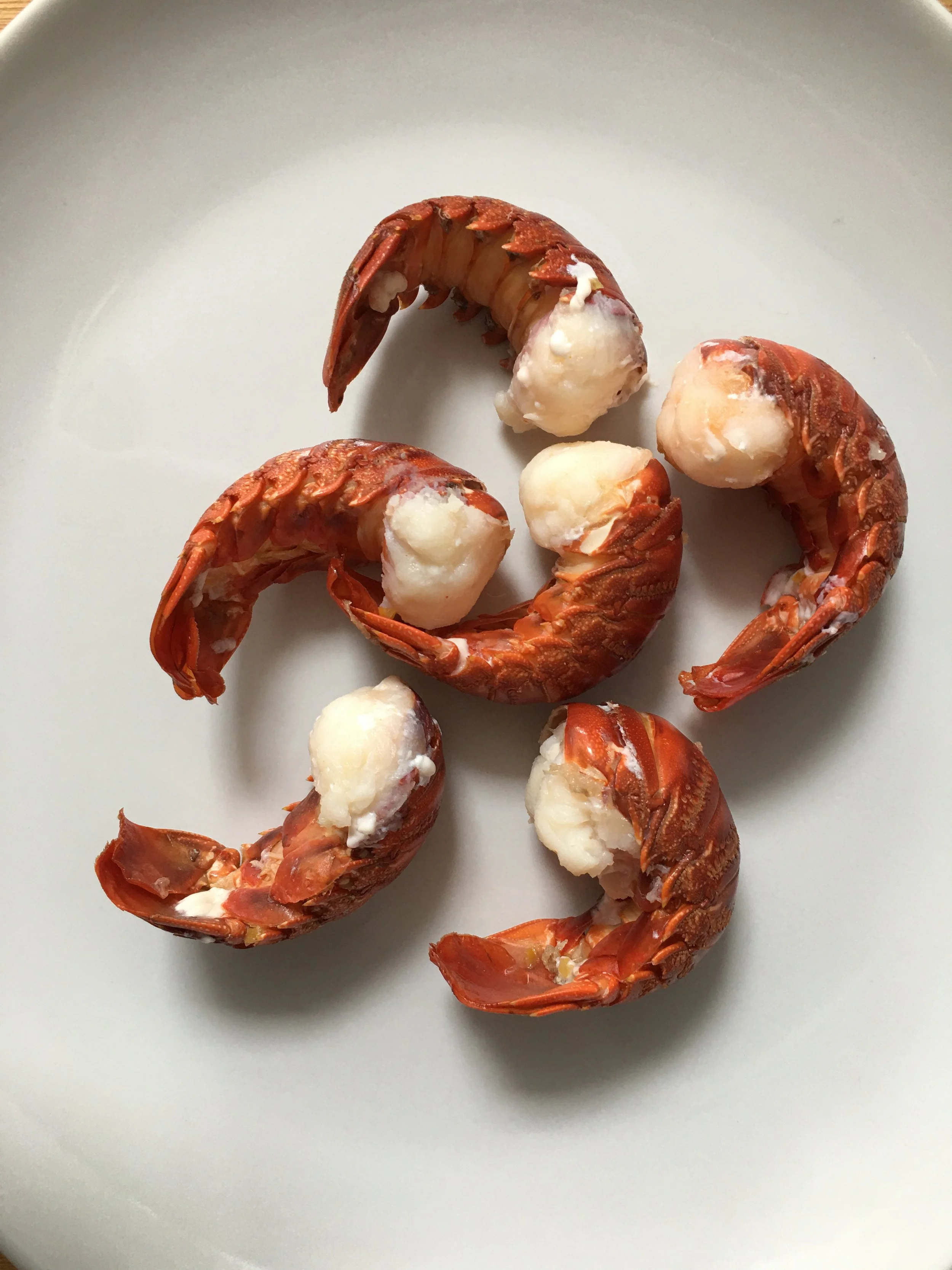 Queues de langouste au four (4 pers.)