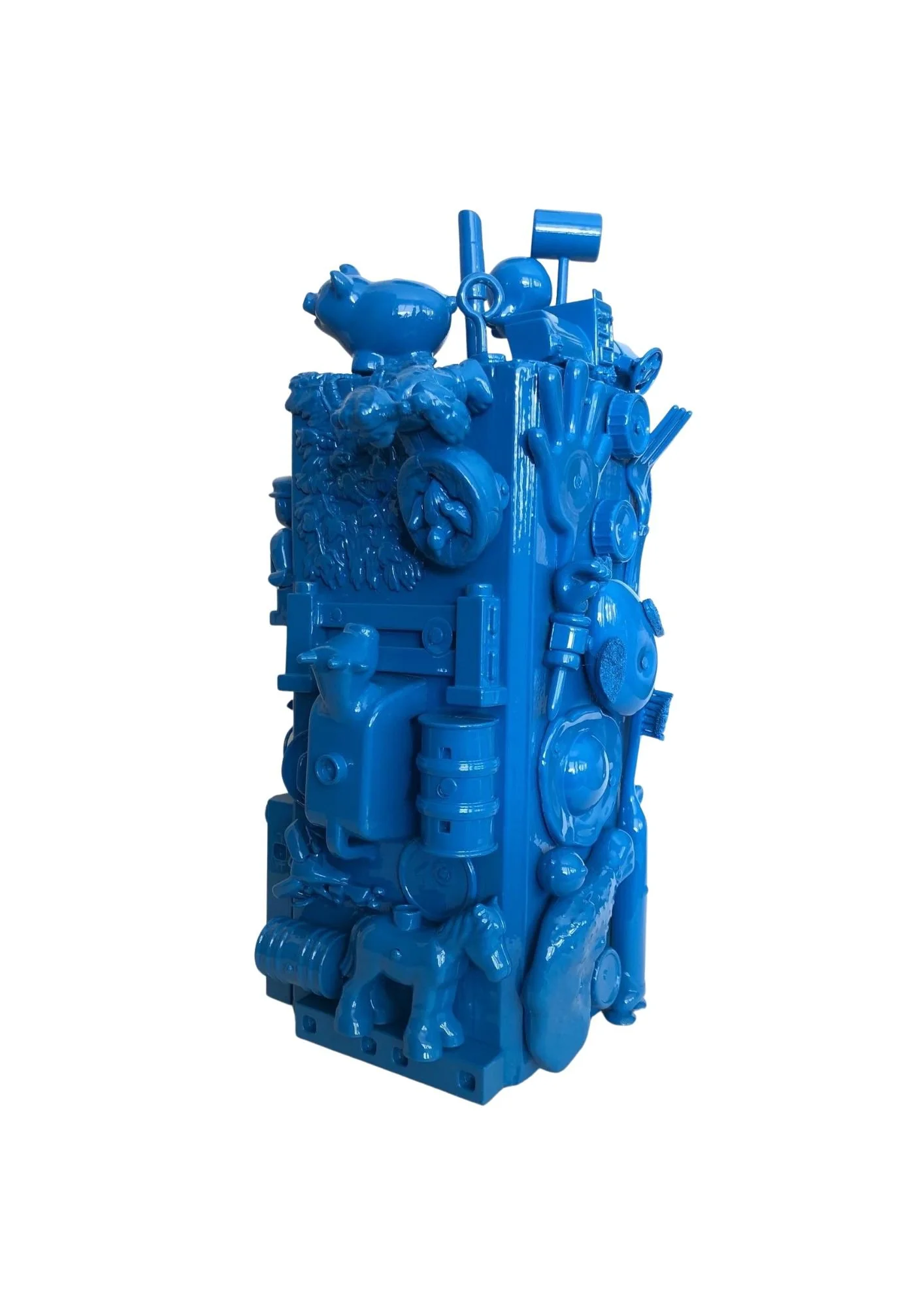 Sculpture - Bleu jouet, Anmarie Léon