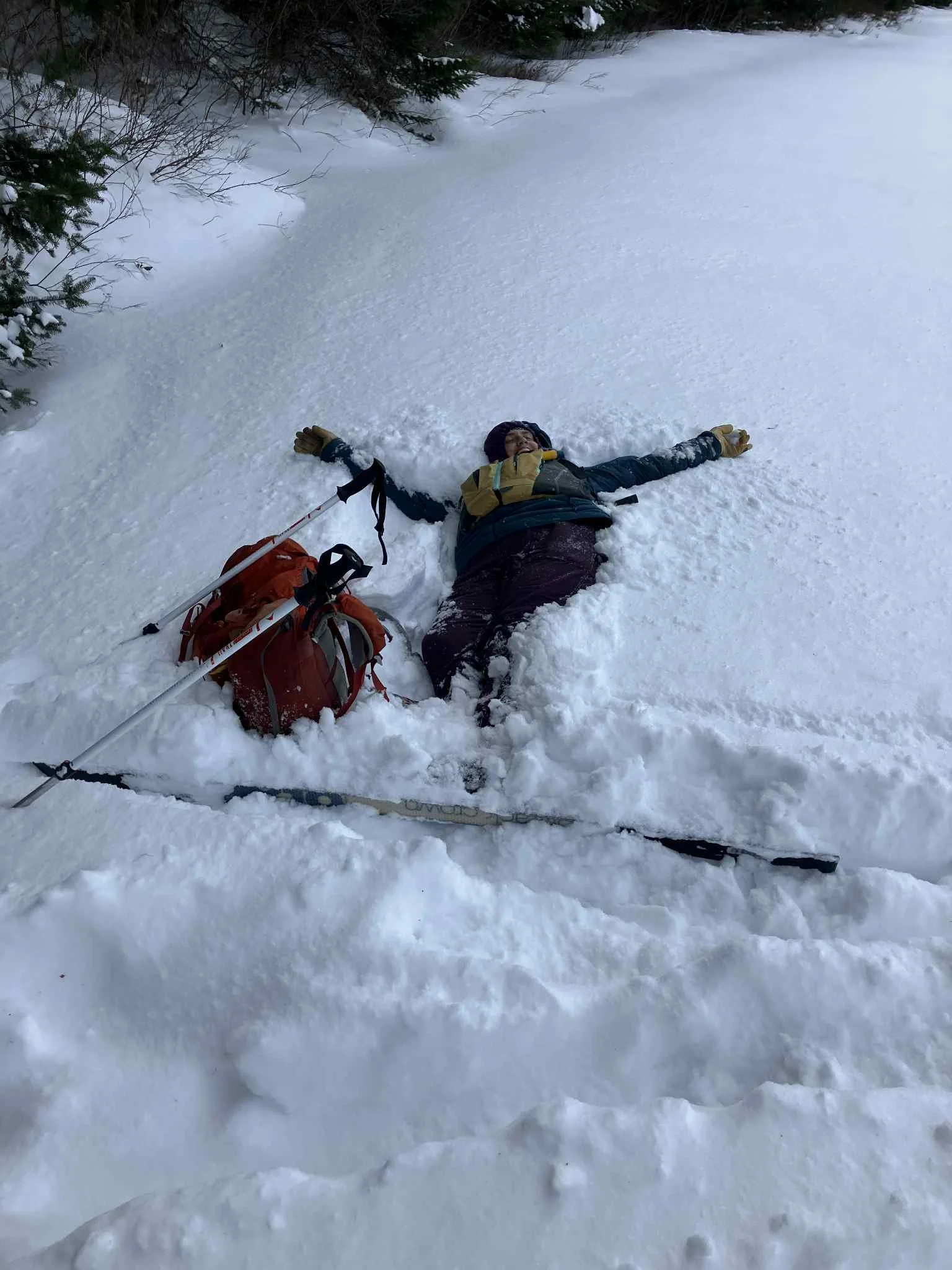 Lija loves the snow!