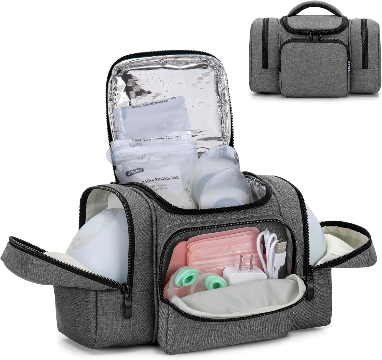 Wearable Breast Pump Bag - I like this one for wearable pumps because it's compact and easy to access on the go