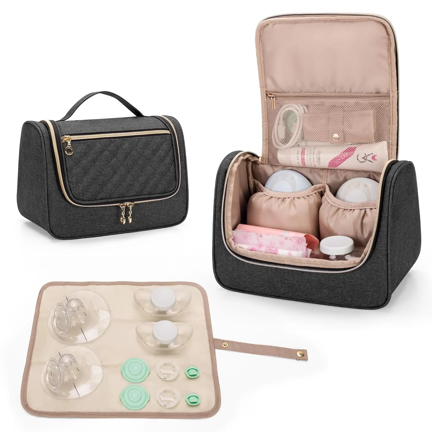 Wearable Breast Pump Bag - I like this one for wearable pumps because it's compact and easy to access on the go