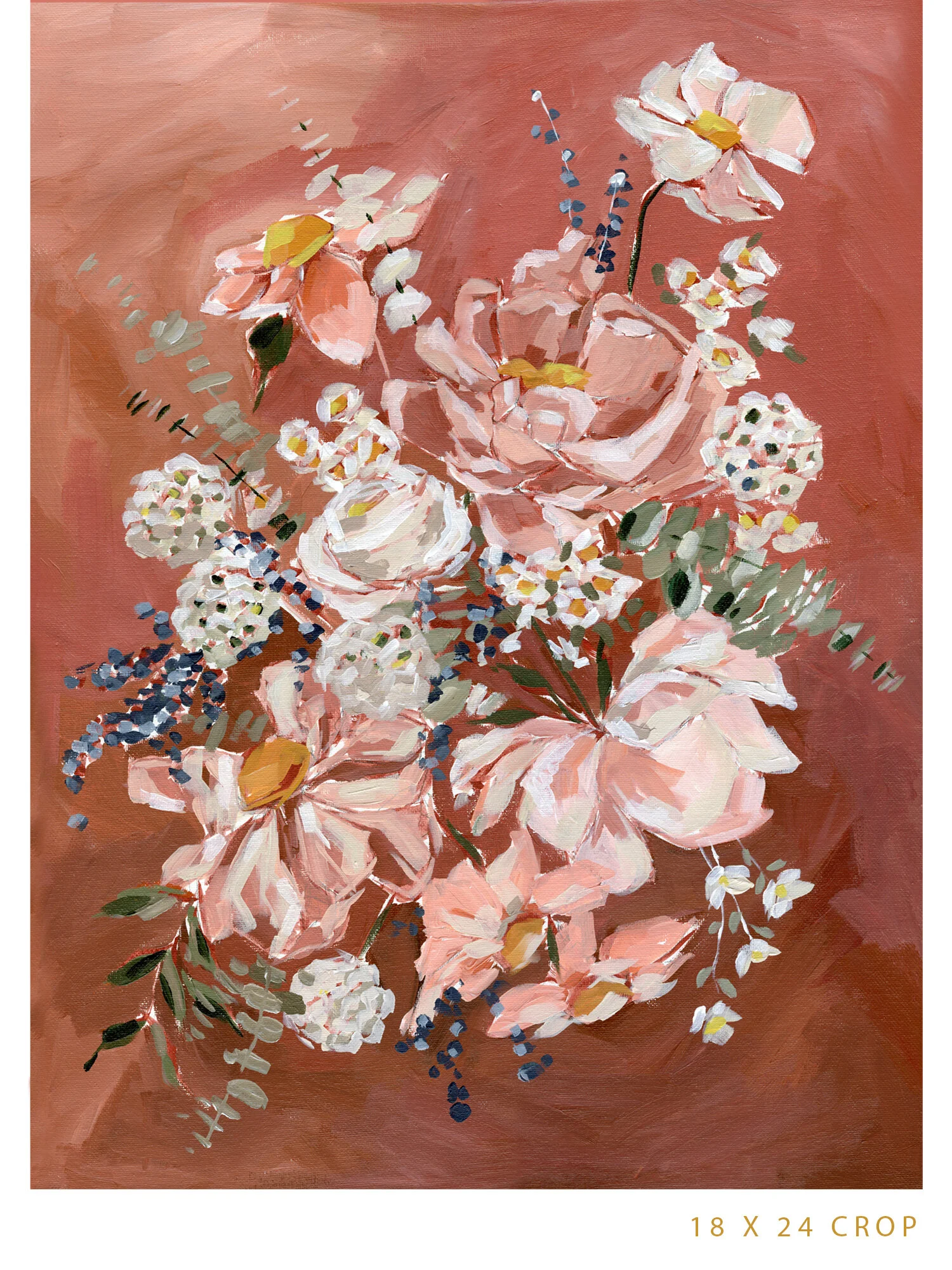 "Day 13" Floral Art Print — Annie Quigley Art