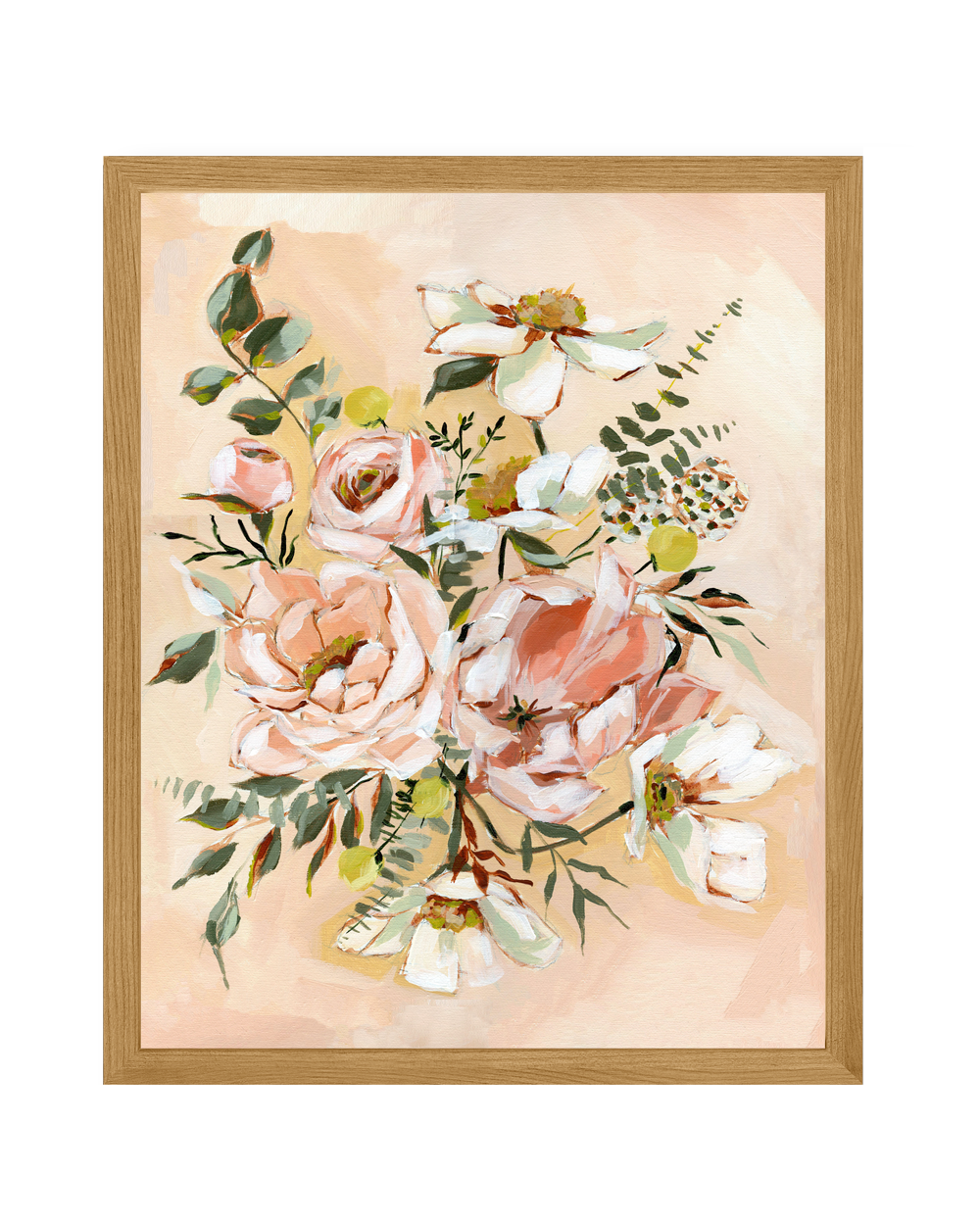 "Day 22" Floral Canvas Print