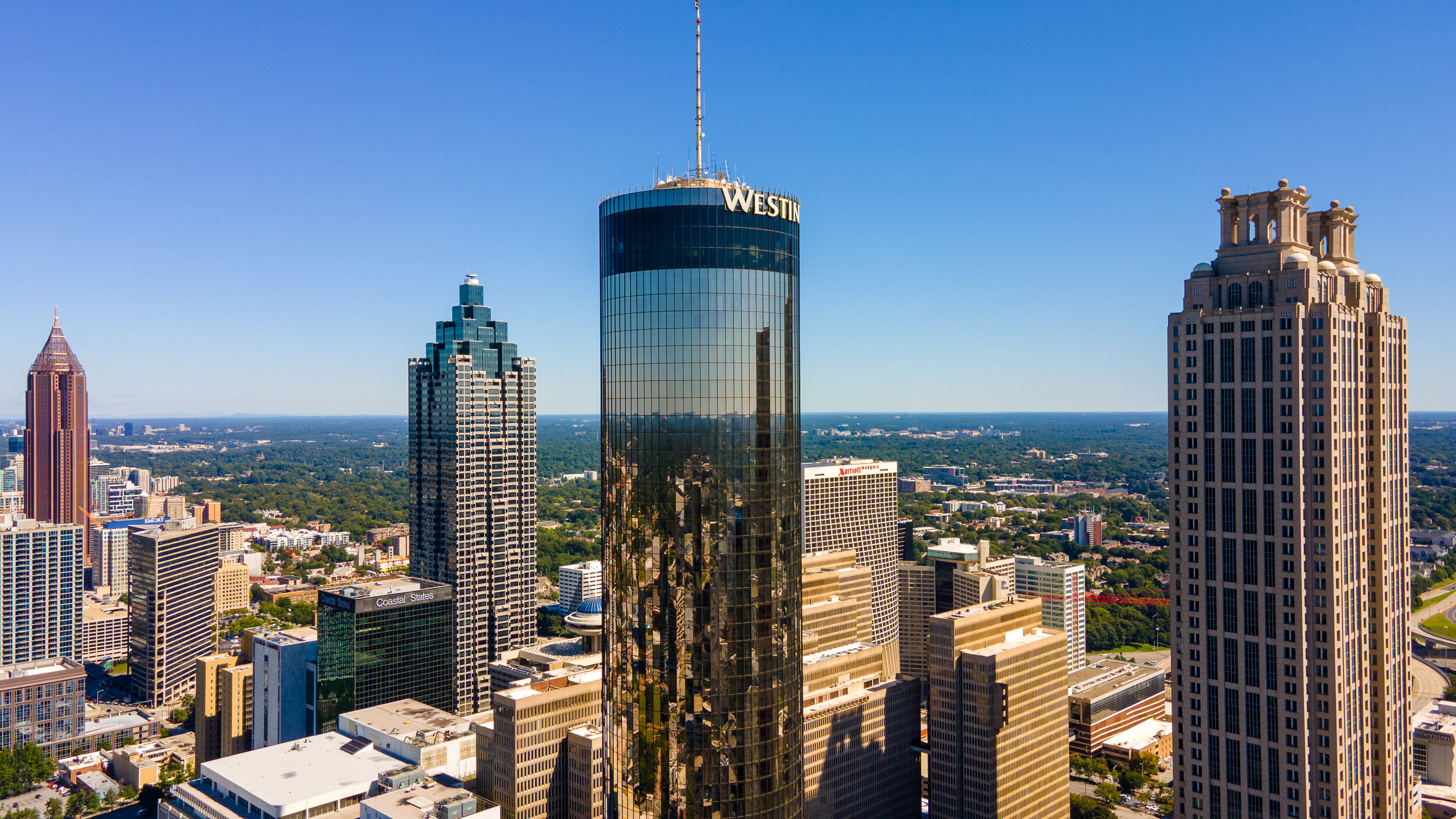 Westin Hotel Aerial Drone Real Estate Atlanta Virtual Tour