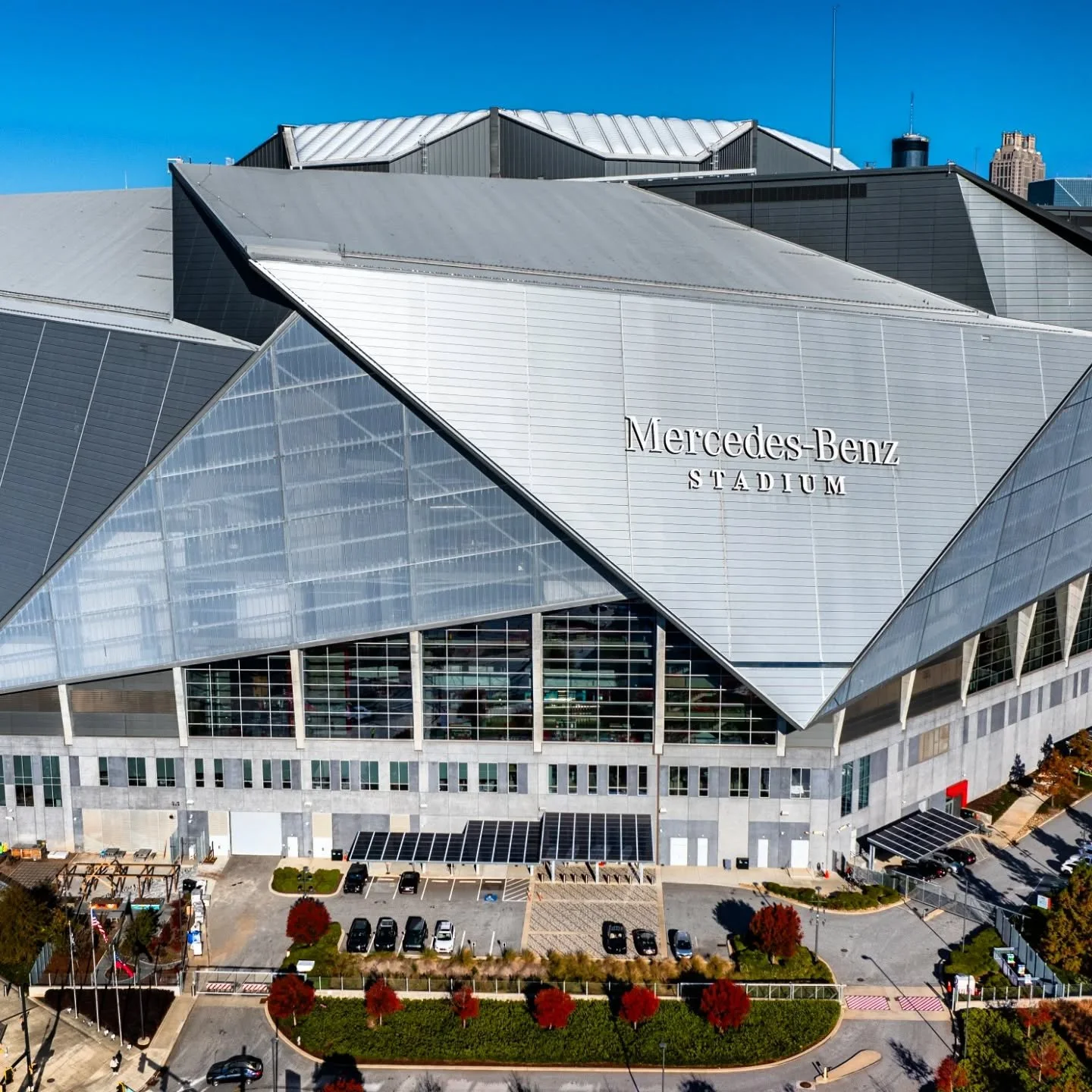 📍 Mercedes-Benz Stadium 🏟️ ATL 
📸 @sky360aerial