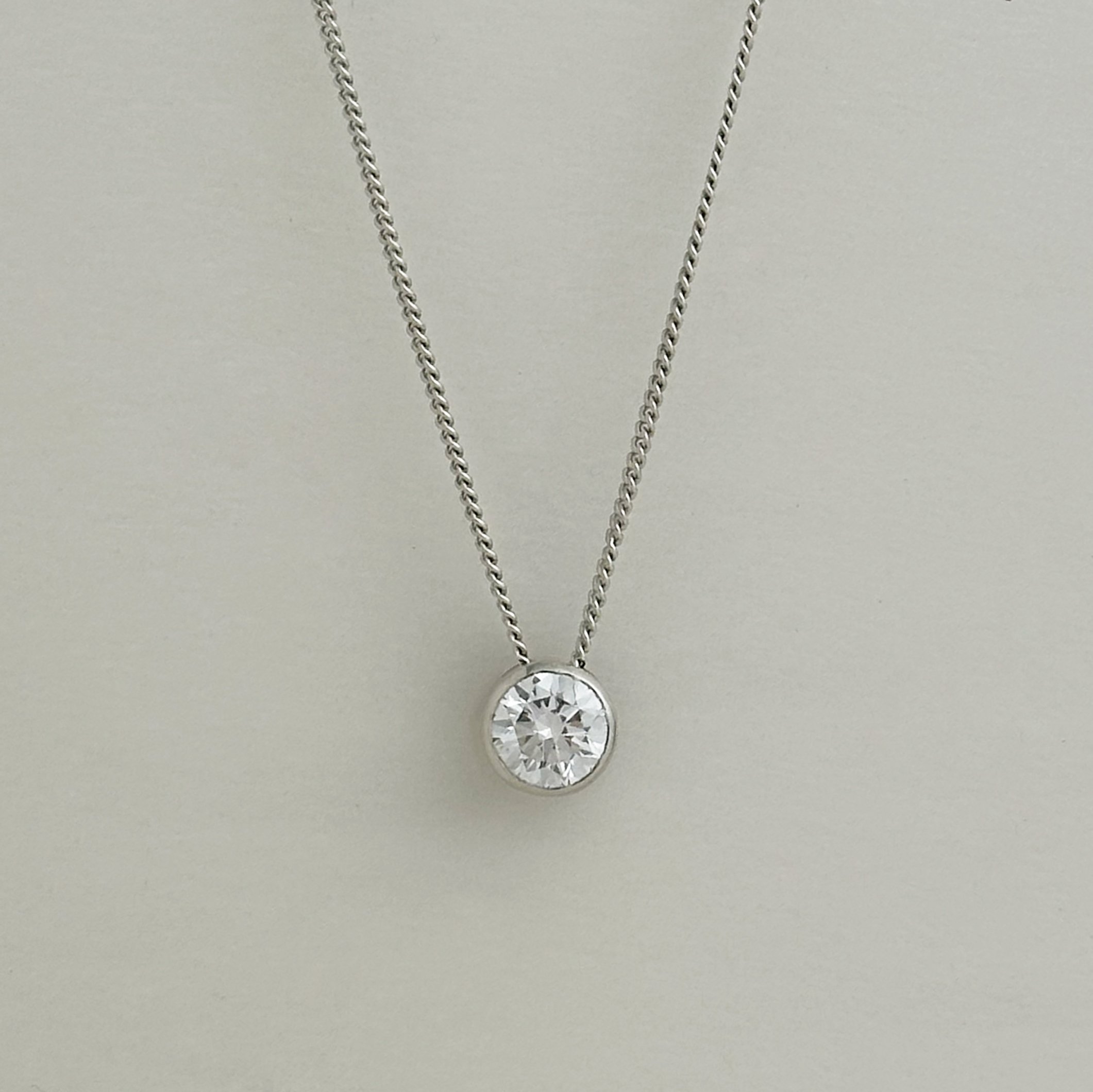Floating 1.6ct Diamond Necklace