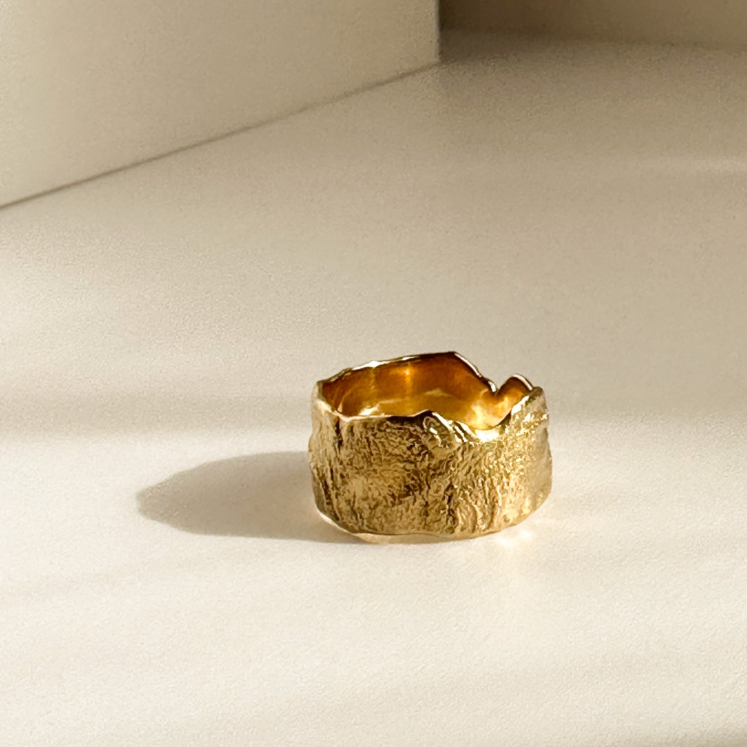Molten Gold Ring