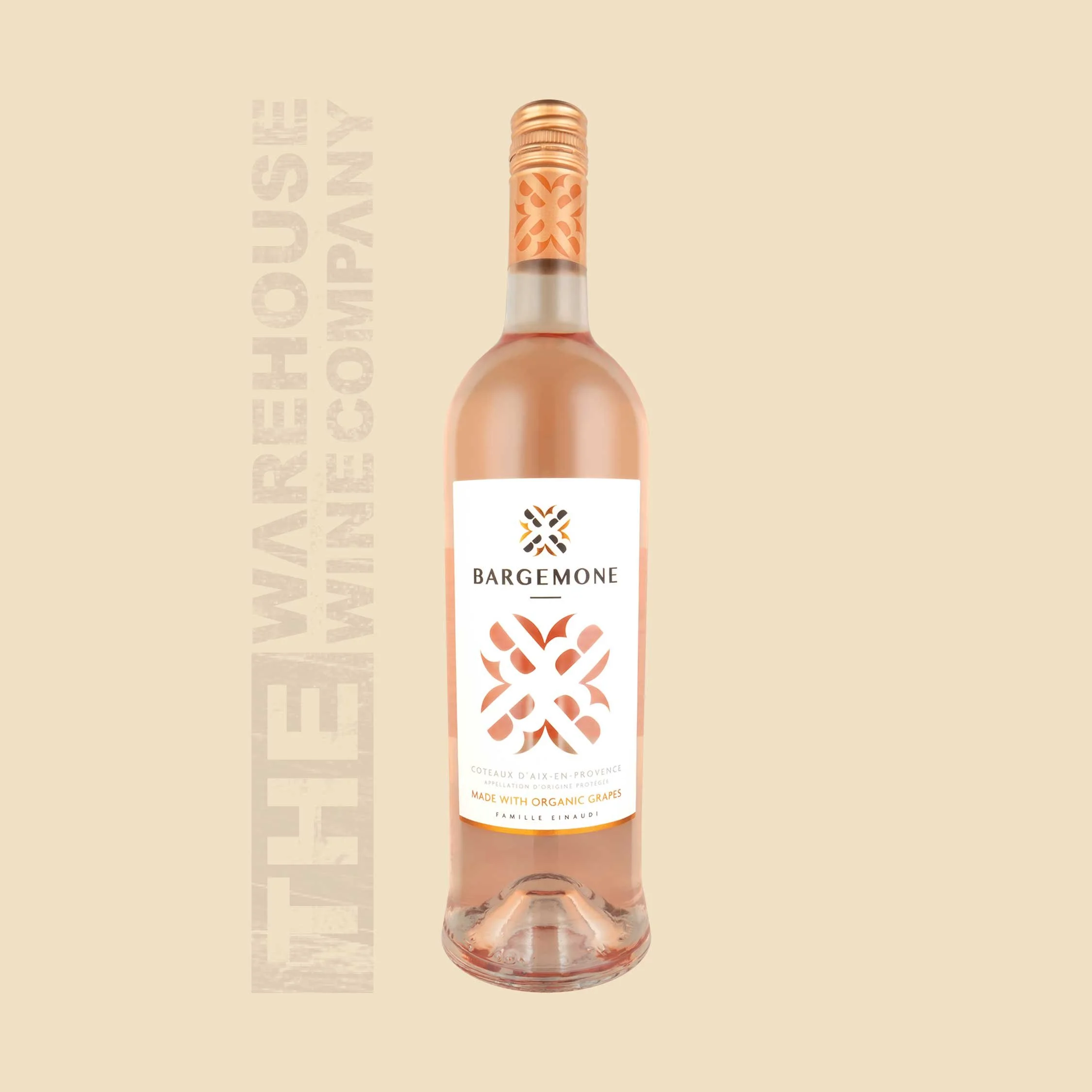 BARGEMONE Coteaux d'Aix en Provence AOP Rosé 2025 Organic - 750 ML