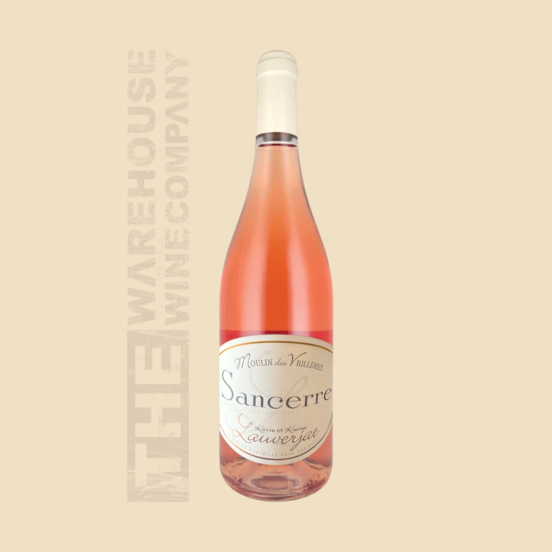 MOULIN DES VRILLÈRES Kévin et Karine Lauverjat Sancerre Rosè 2025 - 750 ML