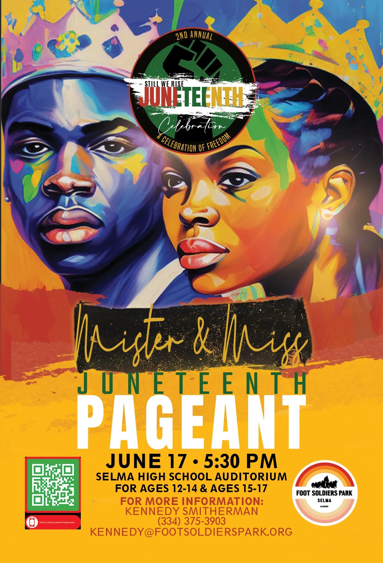 mister &amp; miss juneteenth pageant