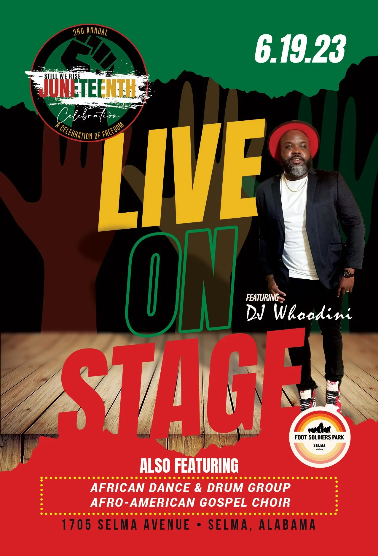 Juneteenth Live on Stage featuring DJ Whoodini