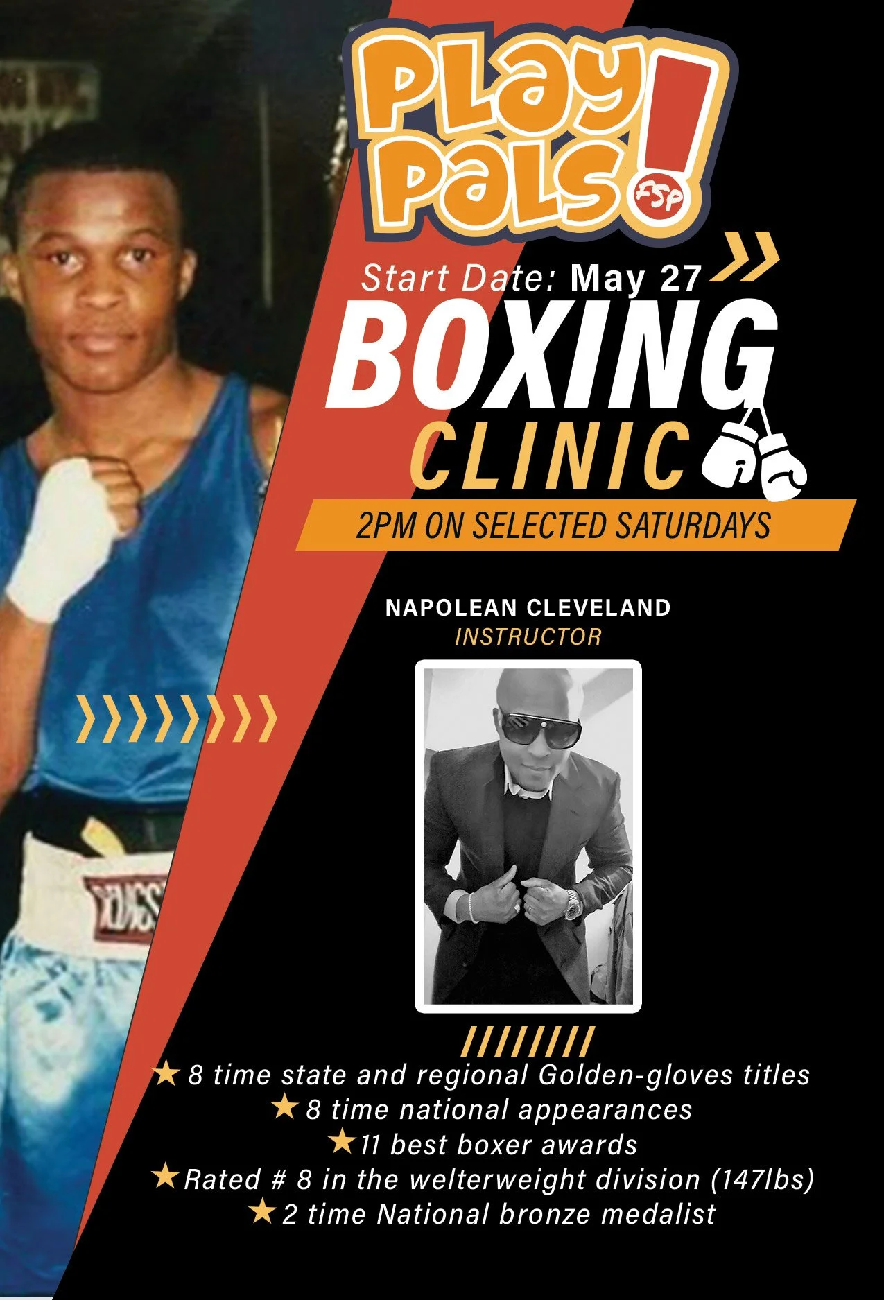 PlayPals Boxing and Volleyball Clinics