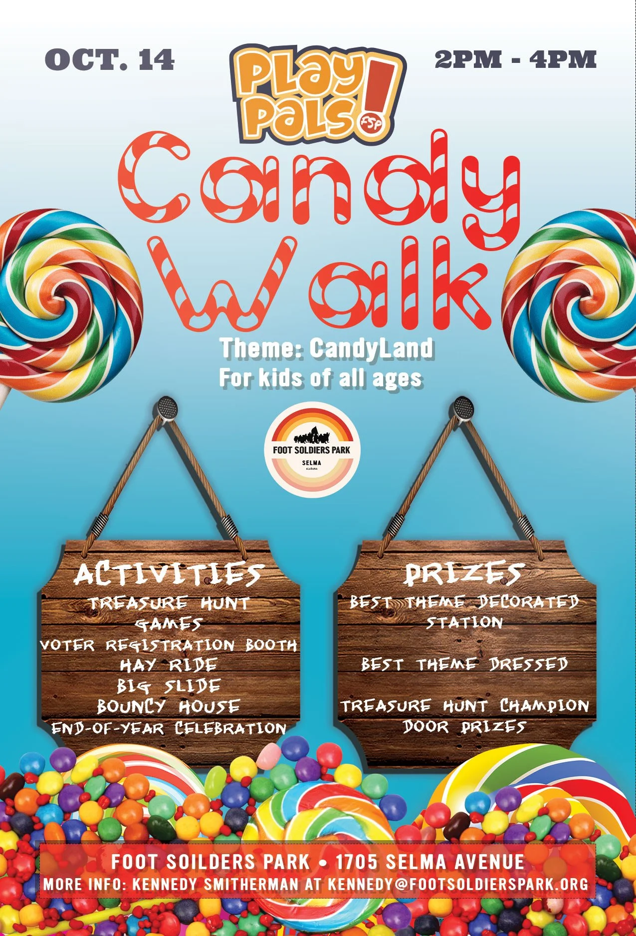 CANDY WALK/PLAYPALS END OF YEAR  ELEBRATIONS