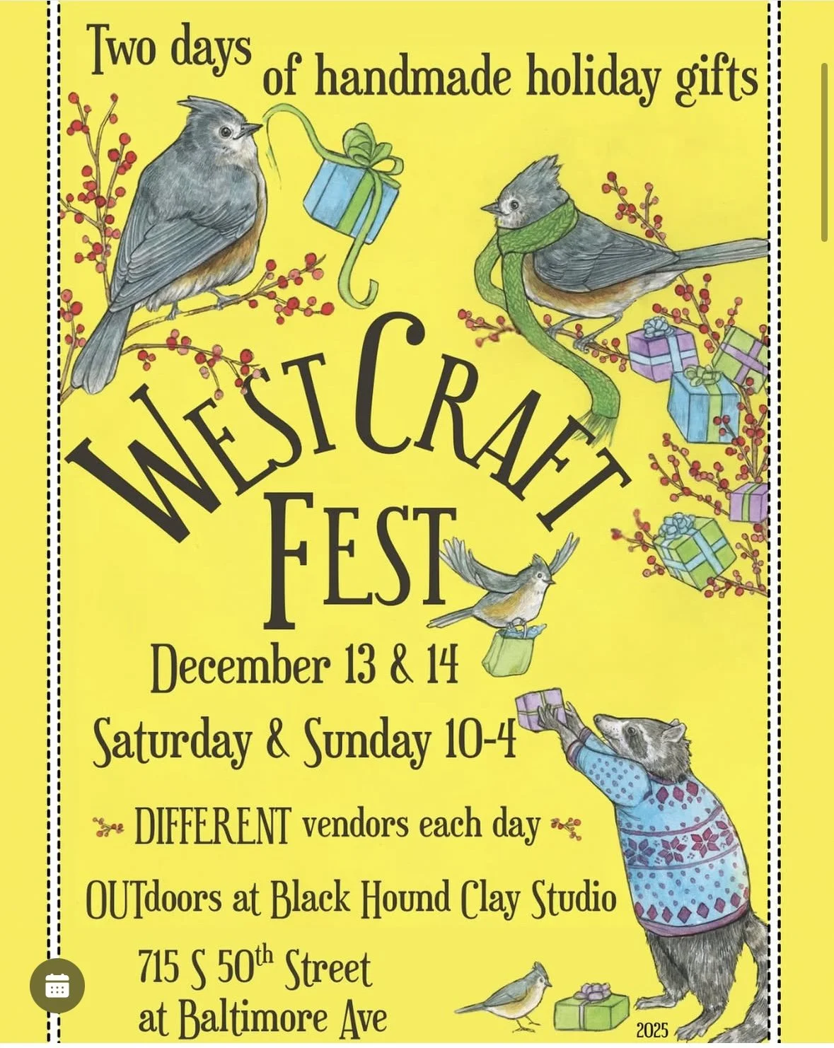 West Craft Fest Holiday Market 