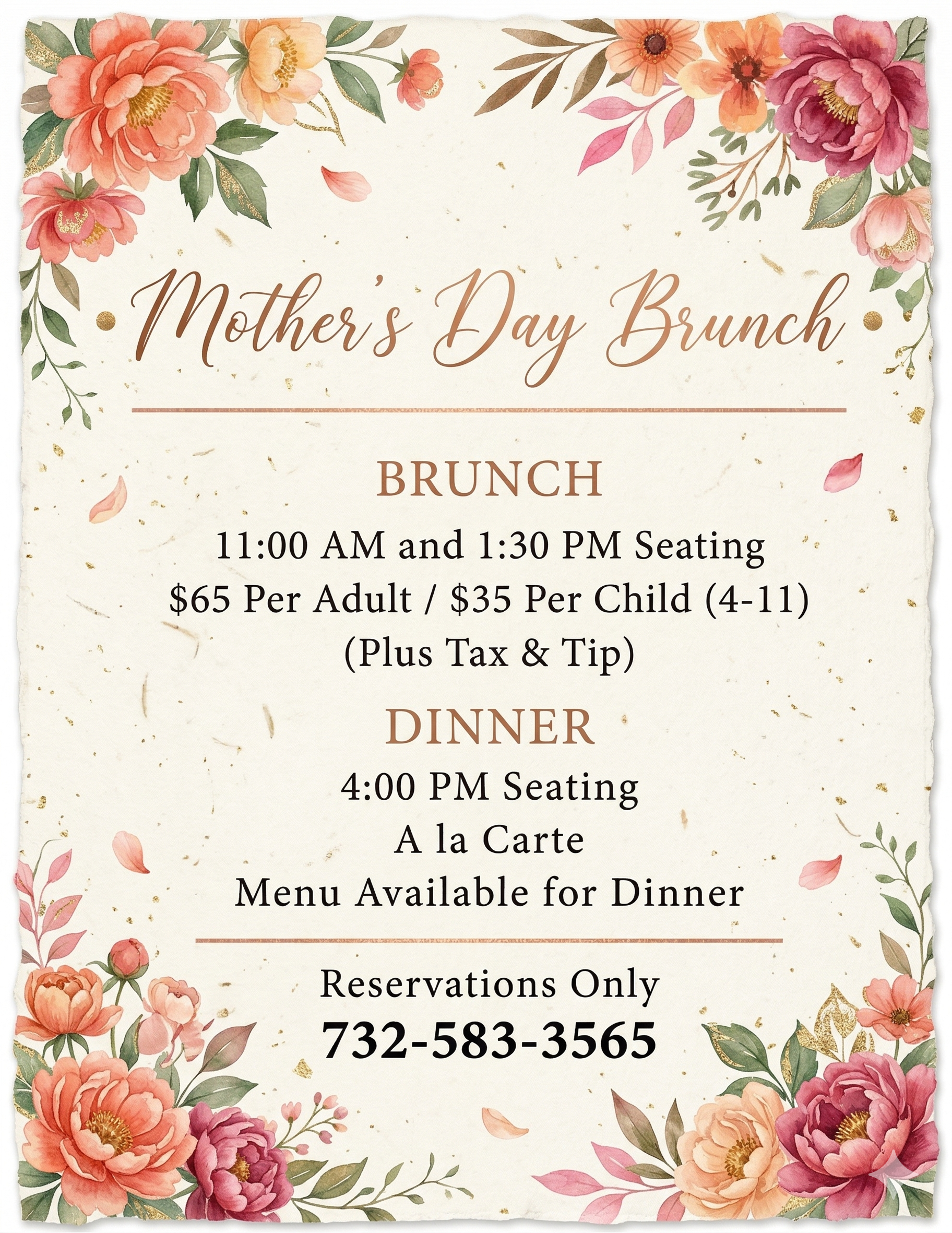Mother’s day brunch