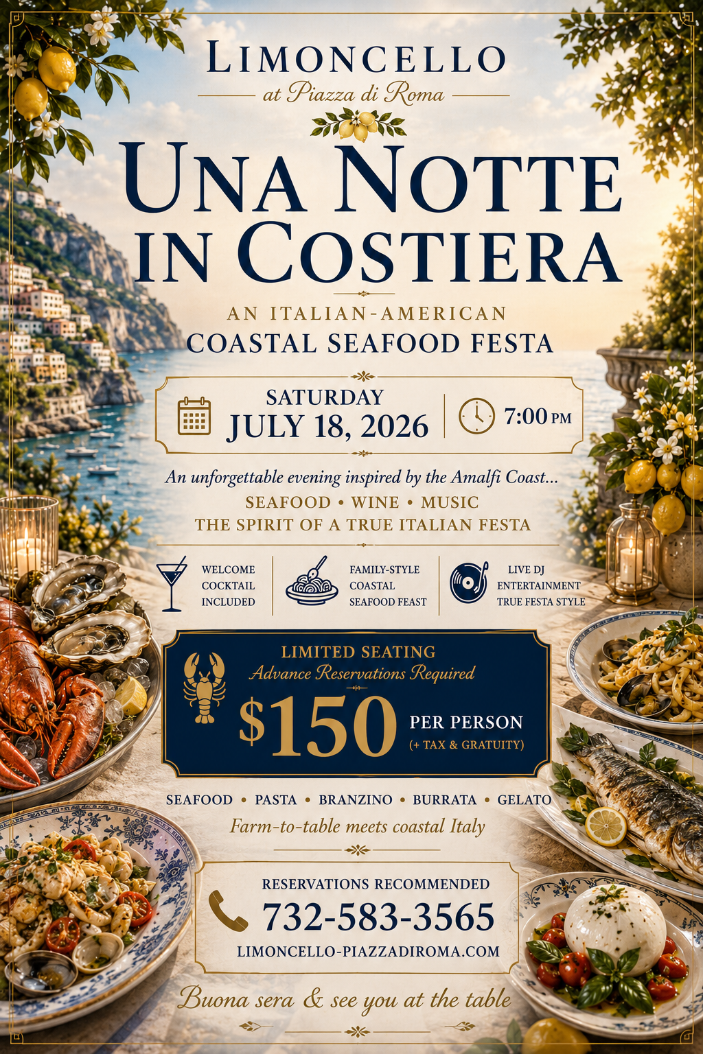 Italian-American Coastal Seafood Festa