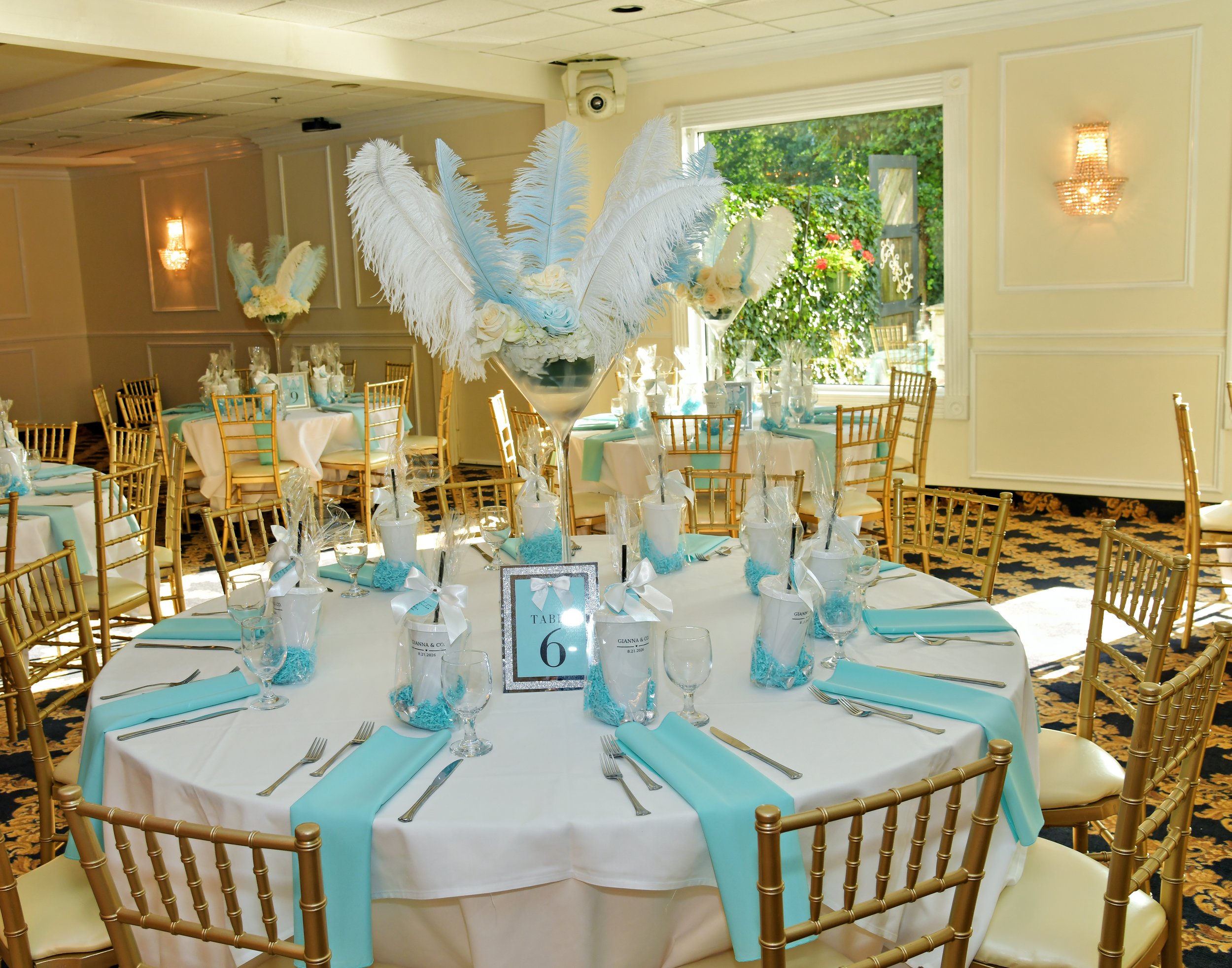 Ballroom - Sweet 16 - Tiffany's theme - Celebration 