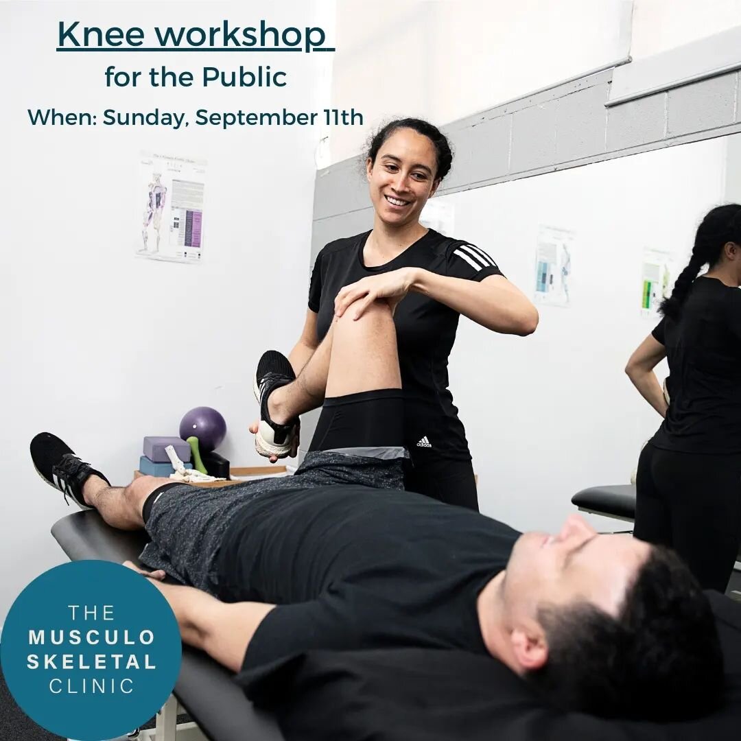 Knee workshop Sunday 11th, at 11am!!

Hi everyone! Next up in our workshop series is the knee. It is a common place of injury. Either through sports or recreational activities! We will focus on common knee injuries, pain management, basic mechanism