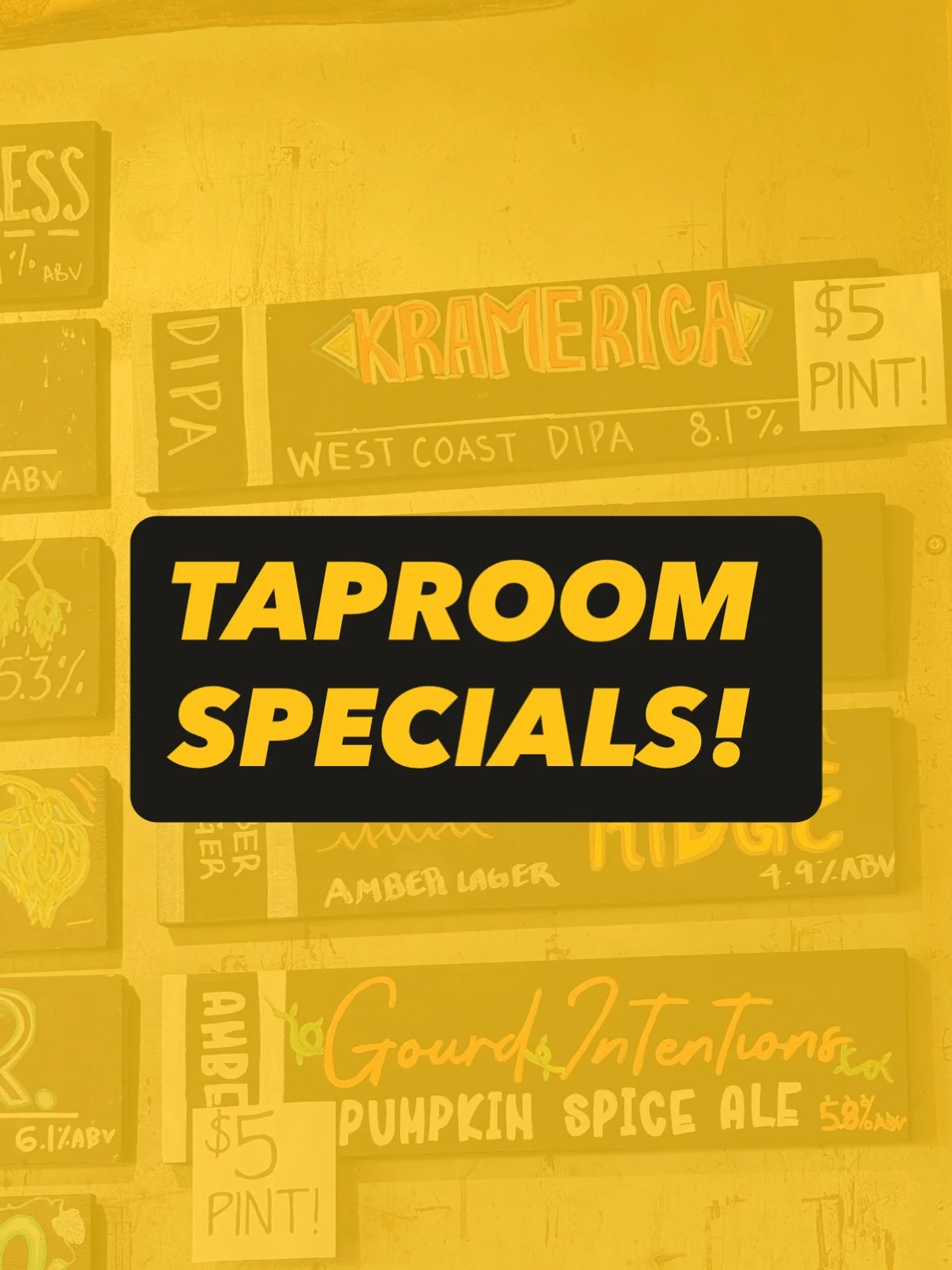 💥TAPROOM SPECIALS AT THE WEST END!!
$4 can pours of Gallagher and Hefeweizen 
$5 draft pours of Gallagher and Kramerica
$8 six packs of Hefeweizen, Gallagher, and Gourd Intentions
🏃‍♂️
See you soon!
#stormpeakbrewing #steamboatsprings #colo