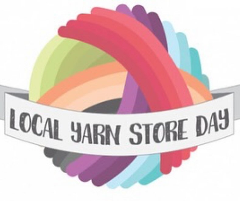 Happy Local Yarn Store Day &amp; National Independent Bookstore Day!!! Come check out all the deals and festivities at @lovelyarns, @atomicbooks, @charlotte.elliott.inc, and enjoy a fabulous day in Hampden! See you soon!