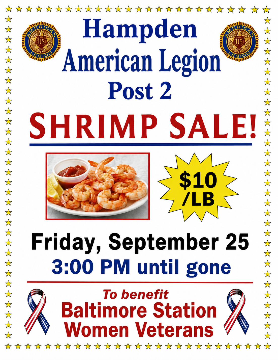 Shrimp Sale!