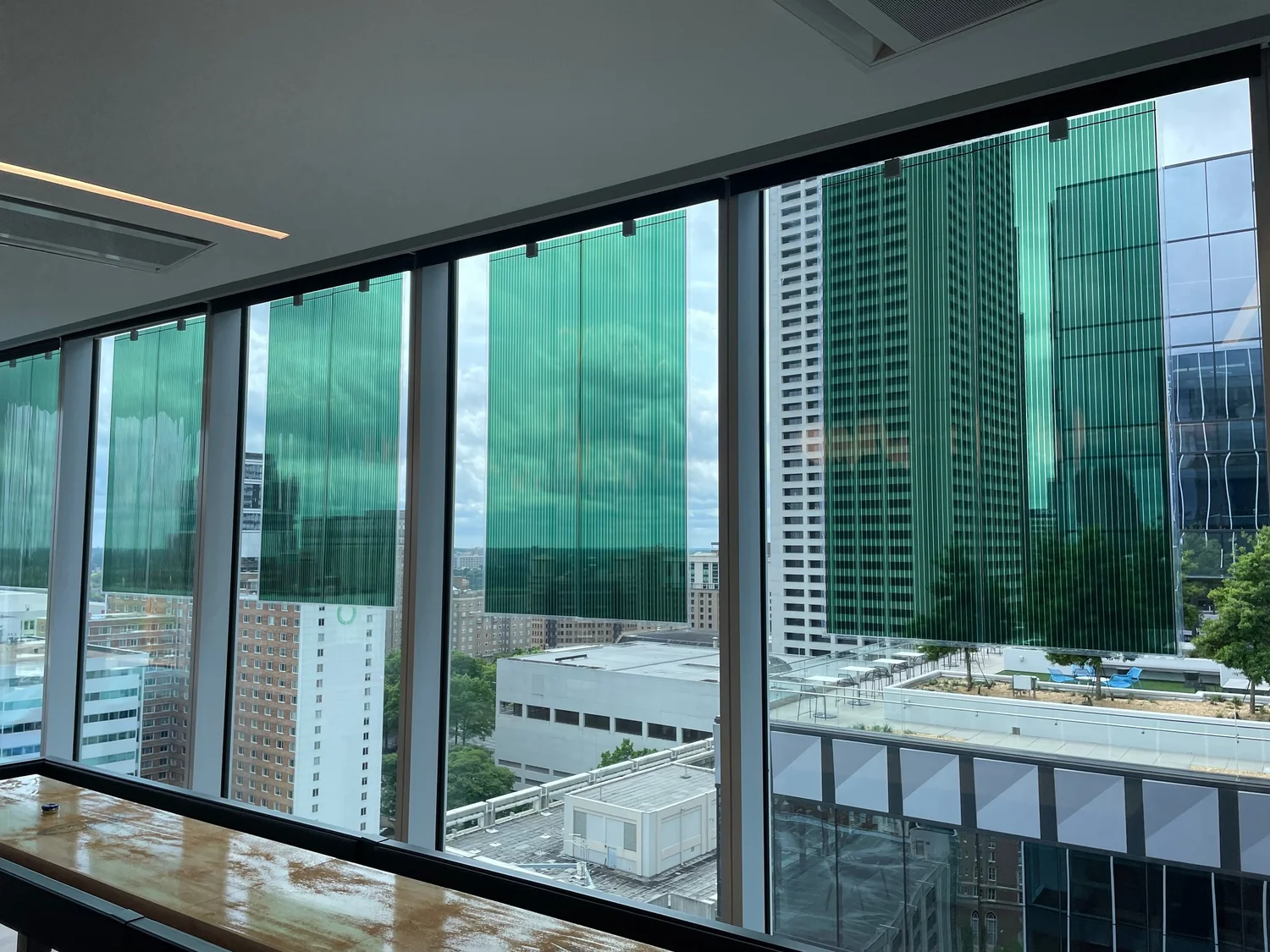 ORENgE film on office windows