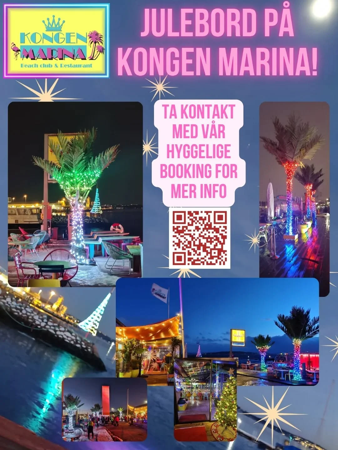 Et julebord p&aring; Kongen Marina er eventyrlig!

Og det er fortsatt noen ledige datoer...