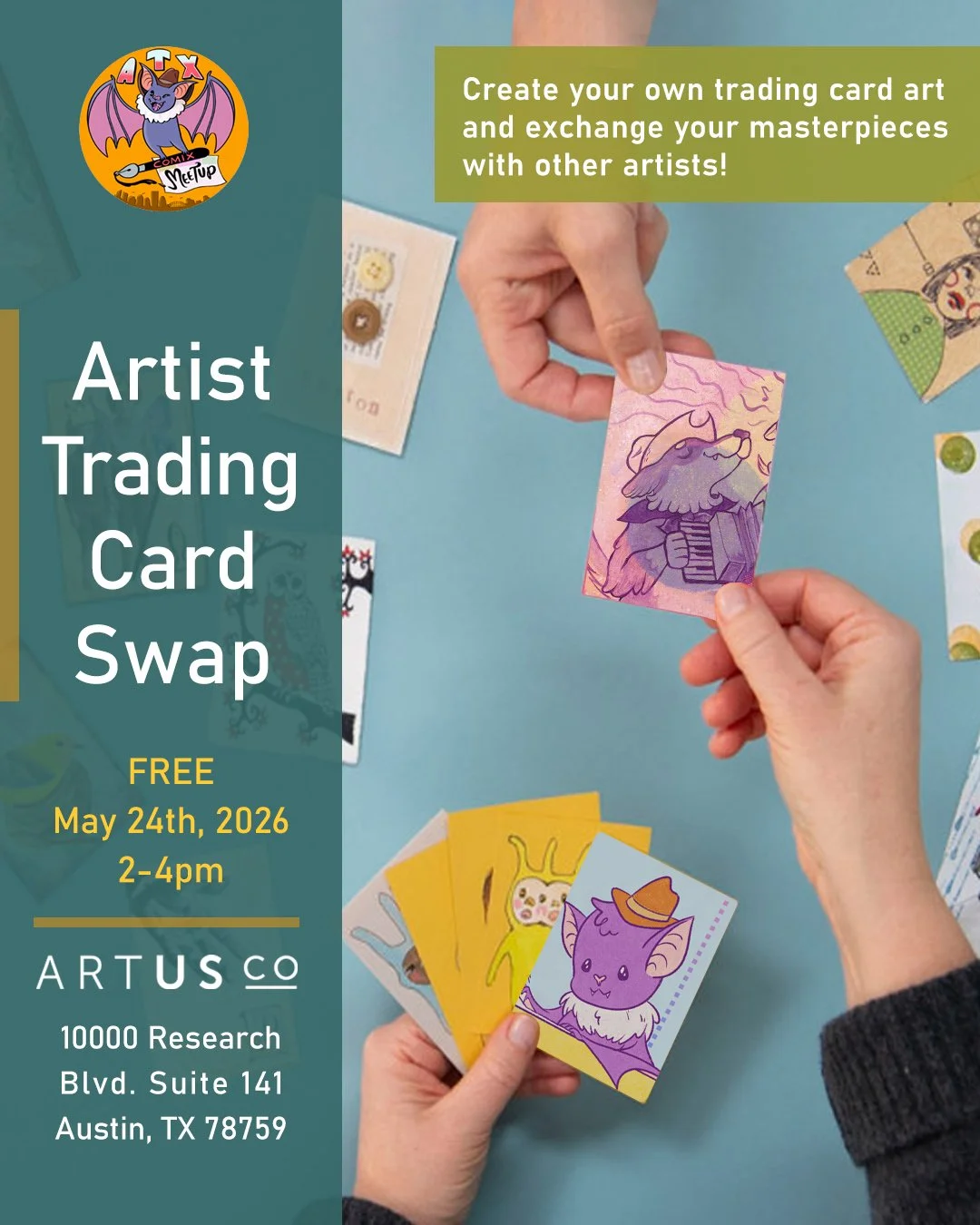 Artist Trading Card Swap!