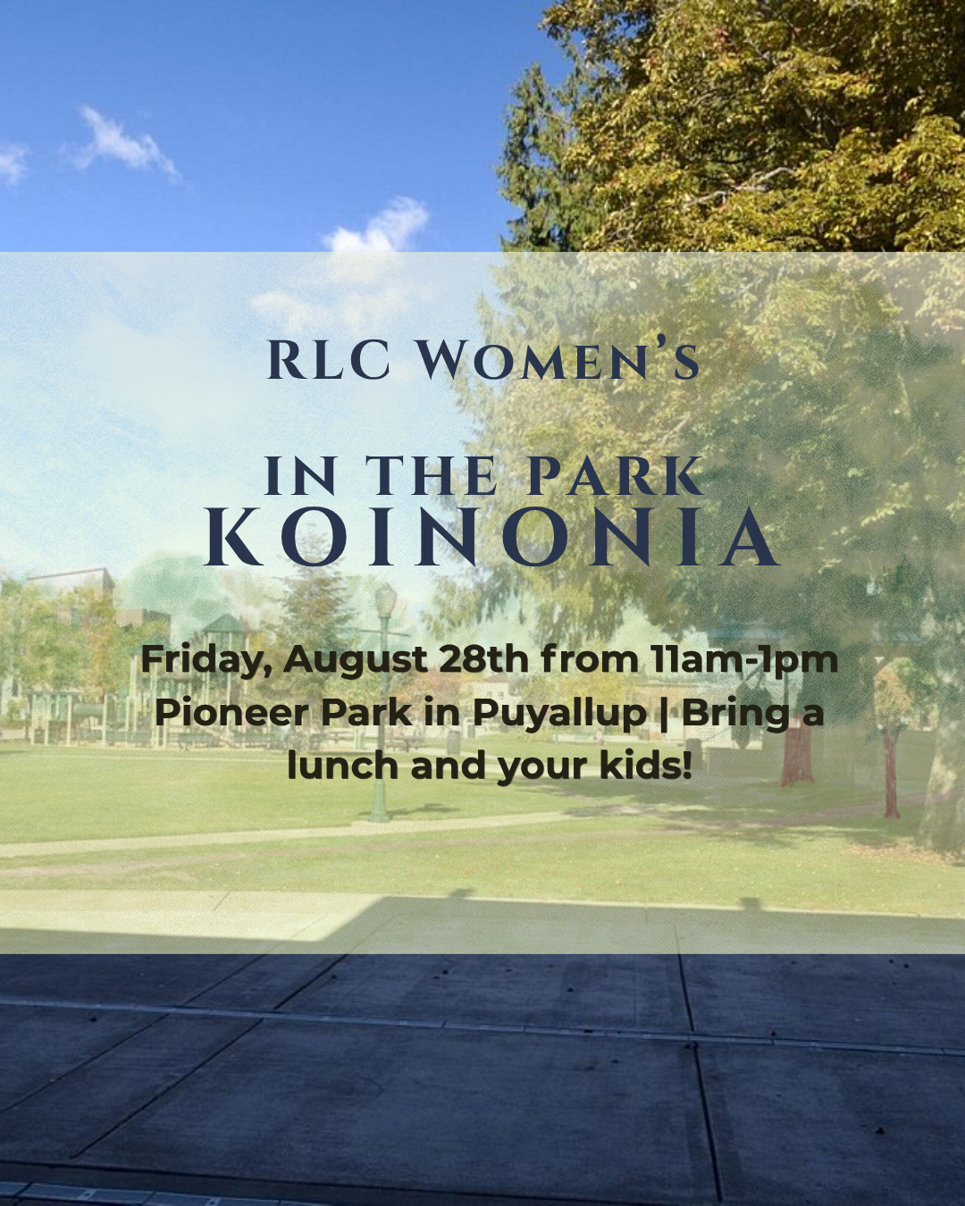 RLC Women’s Koinonia in the Park