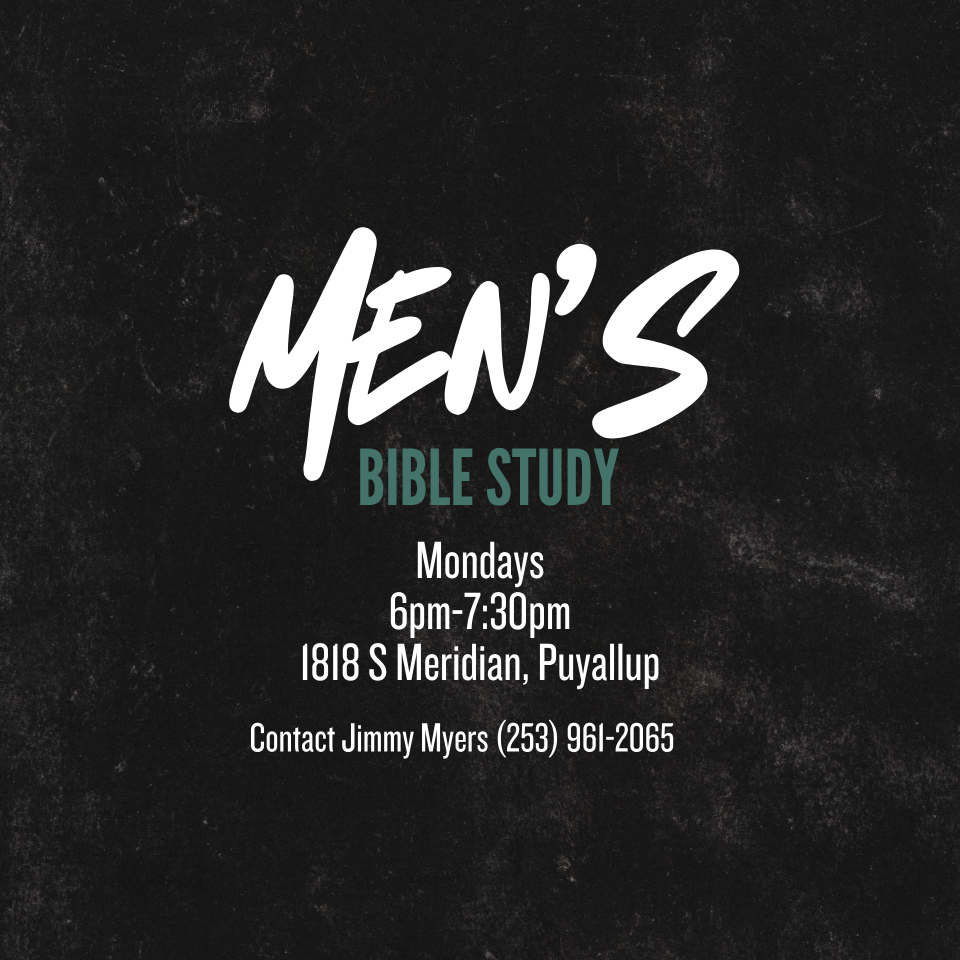Men's Bible Study