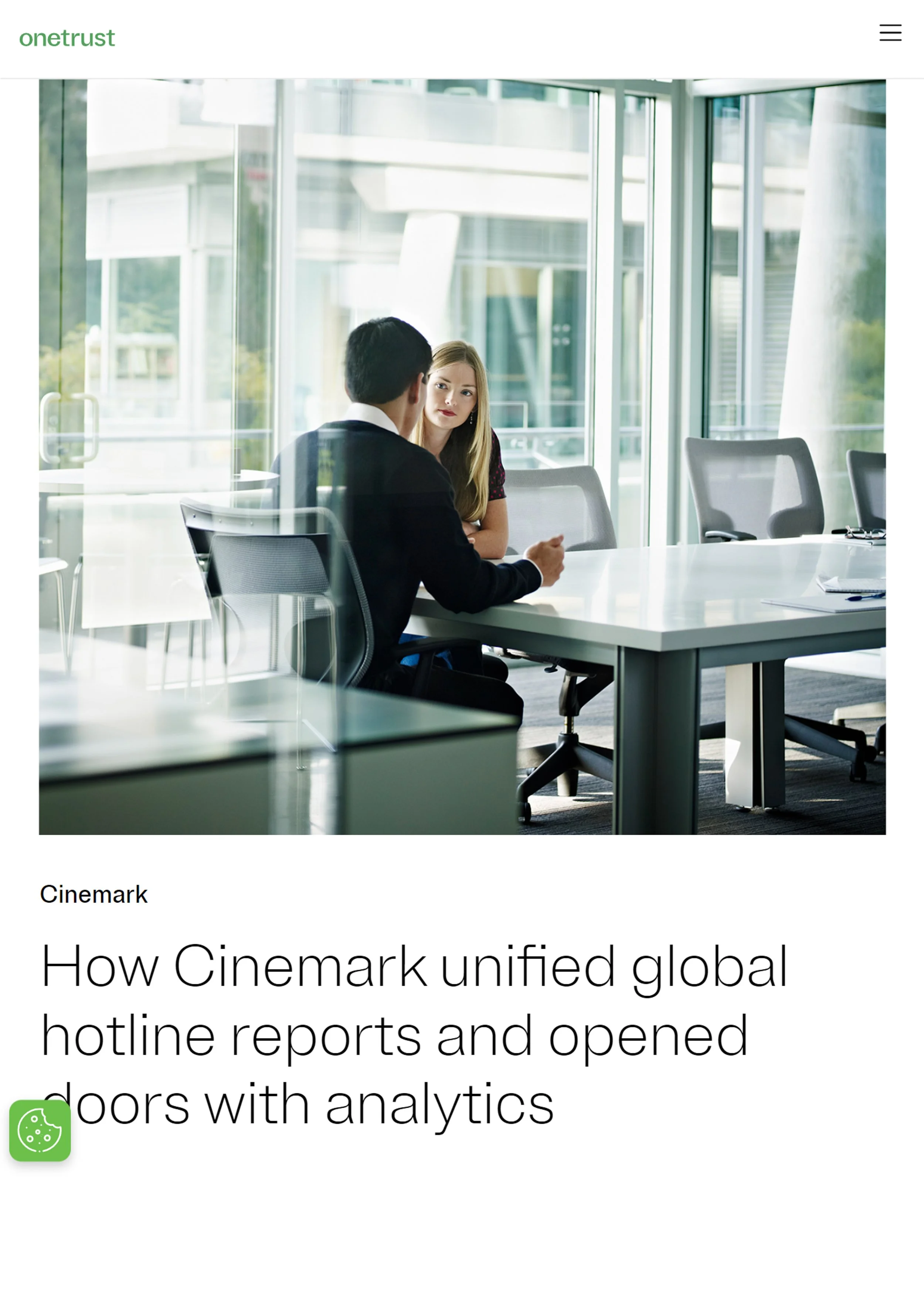 Cinemark OneTrust Customer Story by Kelly Maxwell 