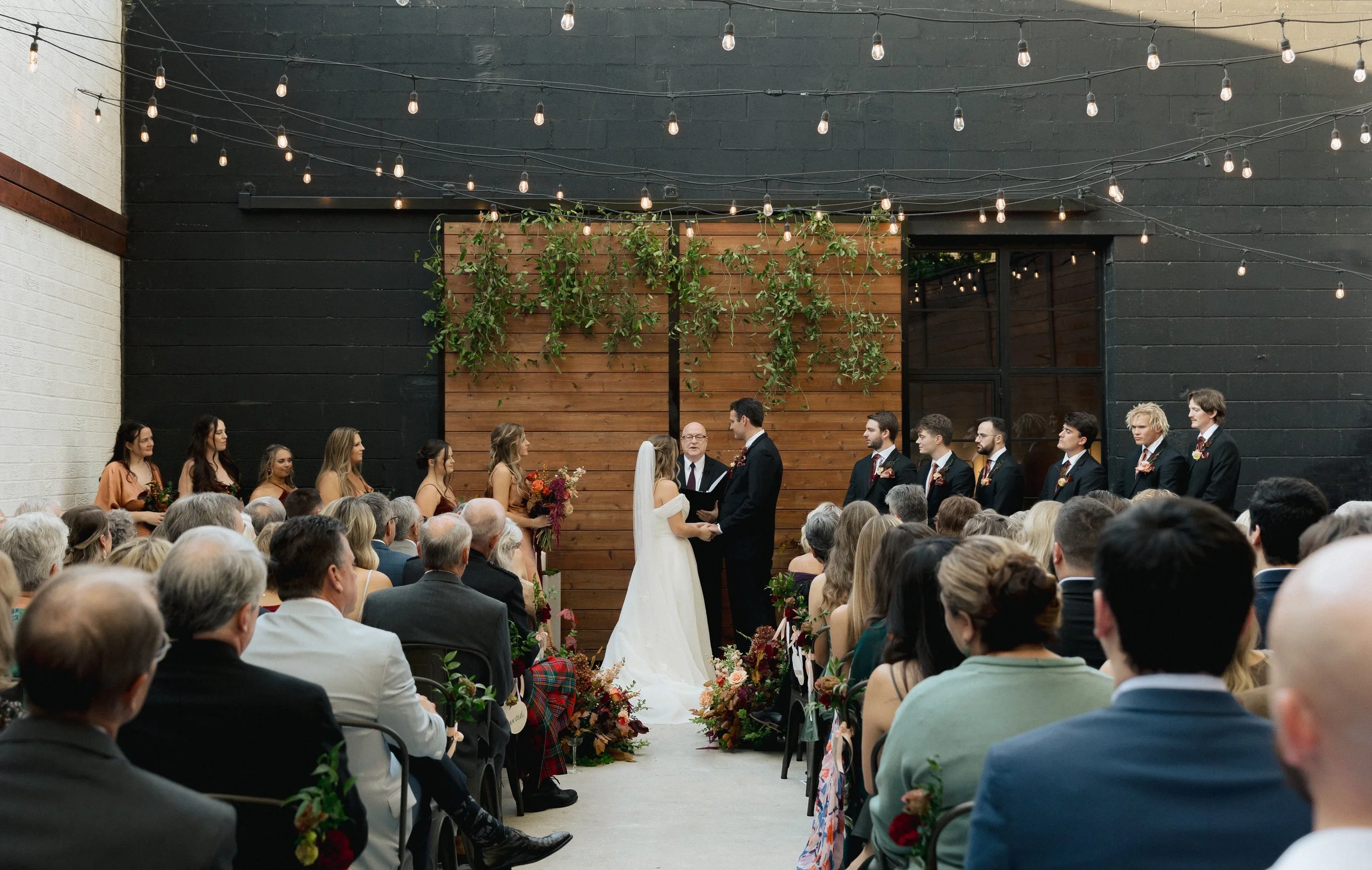 Wedding Ceremony Outdoors at 42West