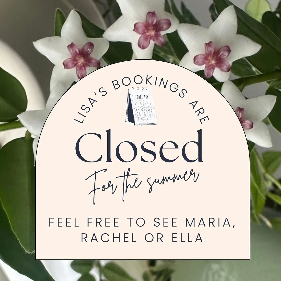 Appointment issues??? Yes!!!

I am stepping away for a wee bit this summer. I&rsquo;ve never left my business, NEVER in 25 years. Darn it&hellip;even when I had babies I worked until the night before labour and back again within 3 weeks. 

This year 