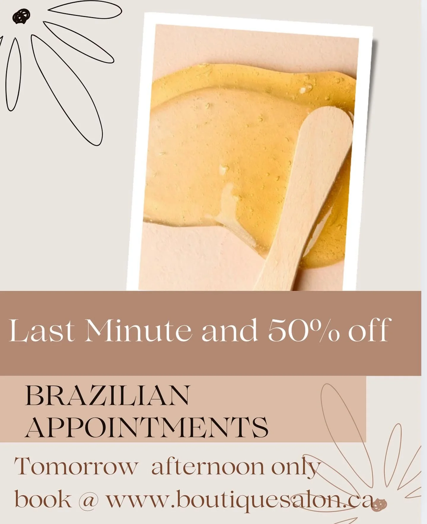 Mention code:&rsquo; Insta deal&rsquo; when you come in&hellip;this is to fill a few time slots left so for new appointments booked. This evening/tomorrow.