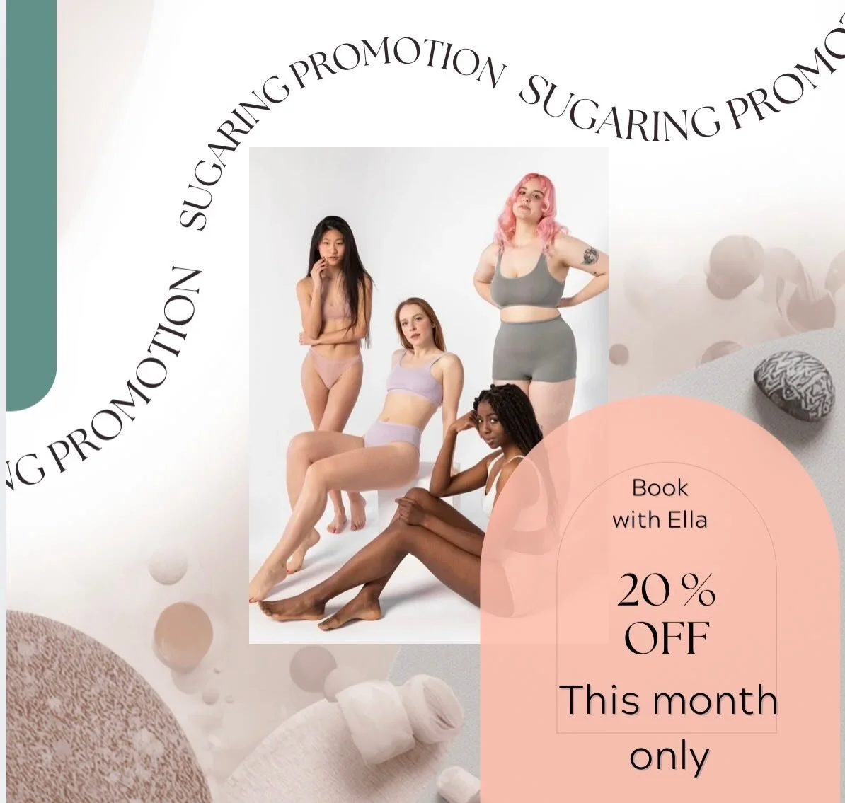 Calling all vaginas!

Ella is having a little love yourself promotion this month. We are experienced and professional sugarists doing Brazilians all day everyday. 

Questions? Visit our website for all the answers to your questions and to book online