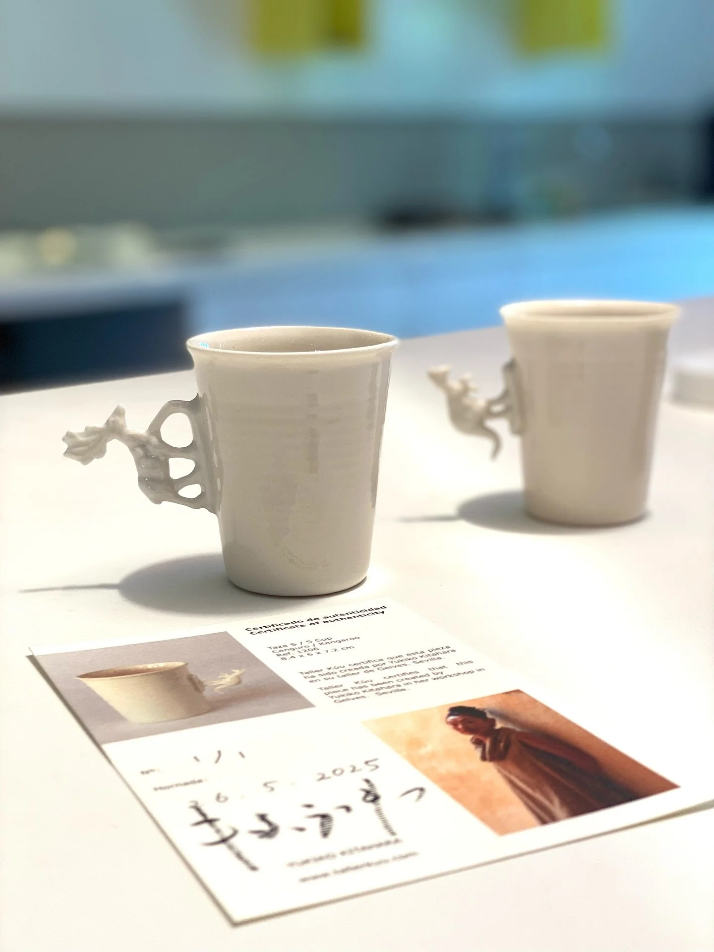 Joining us for our morning espressos at the Loretti Design Studio?!☕️ We&rsquo;re L🩶VING these amazing cups by the talented @yukikokitahara