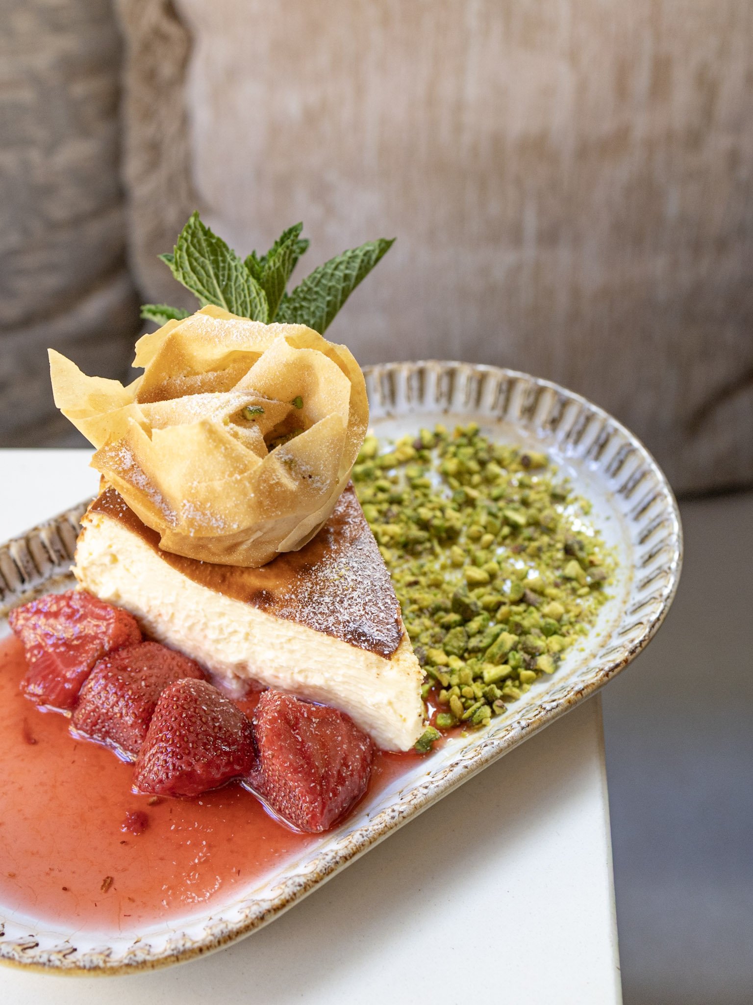 labneh cheesecake