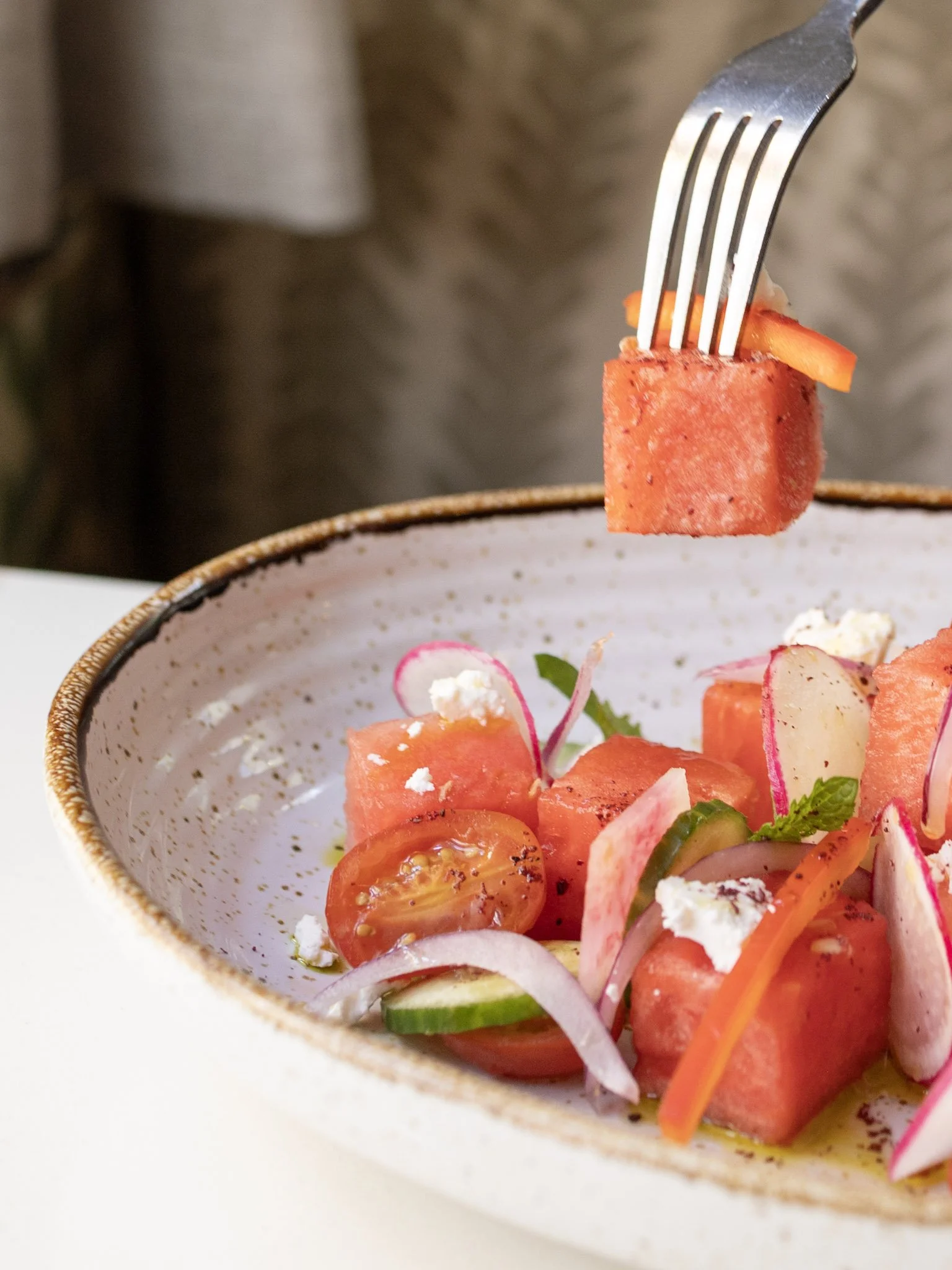 summer watermelon salad