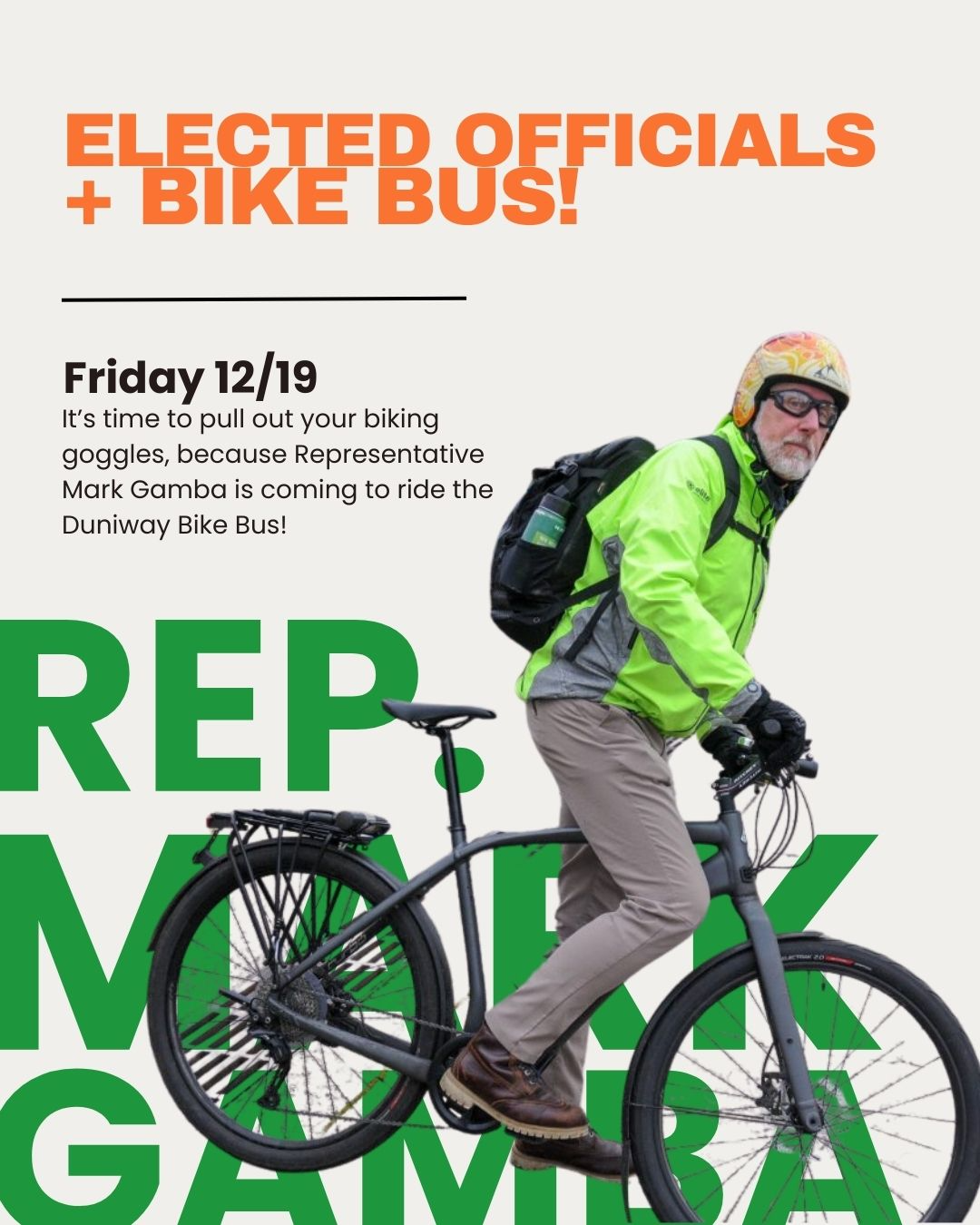 Bike Bus with State Representative Mark Gamba!