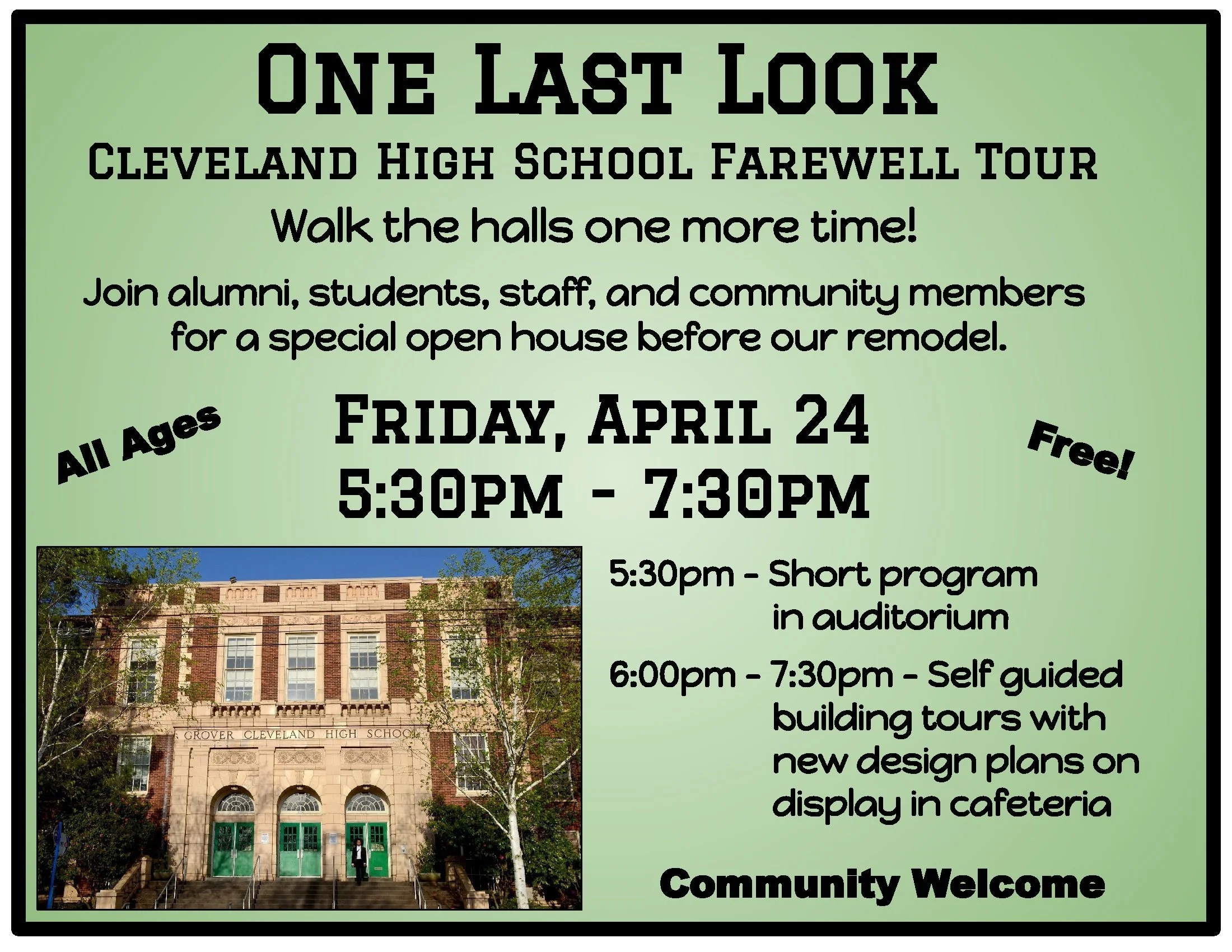 Cleveland High School Farewell Tour