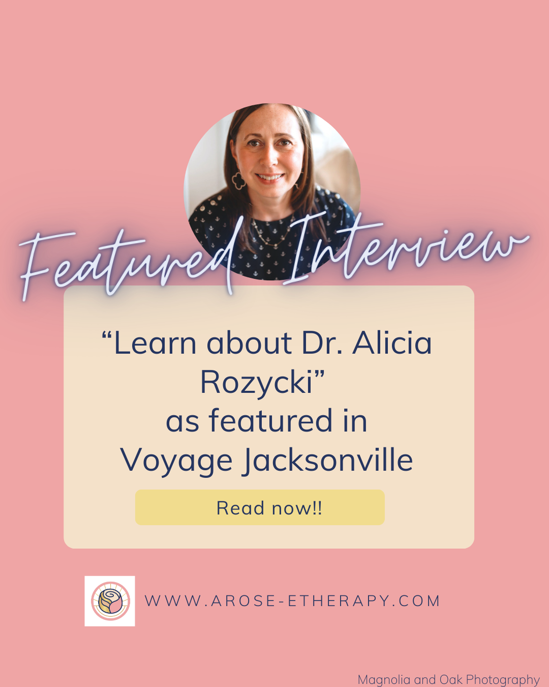 Learn more about Dr. Rozycki and her practice in this interview with Voyage Jacksonville