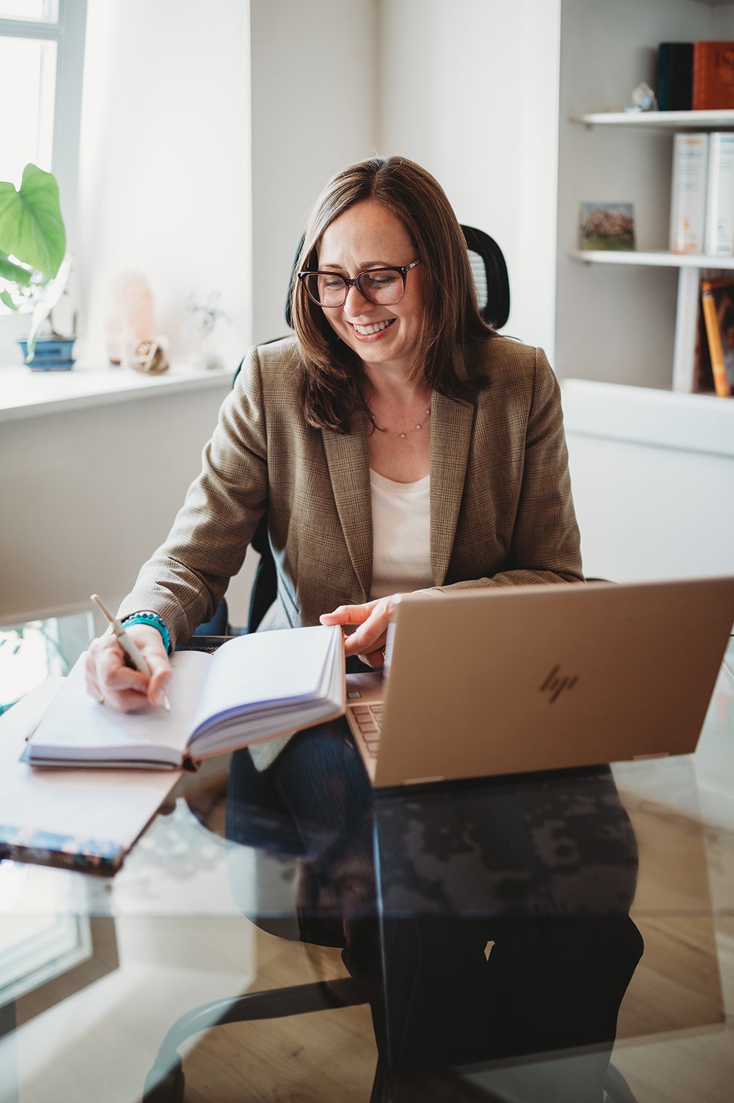 Online therapy session for workplace stress and burnout support