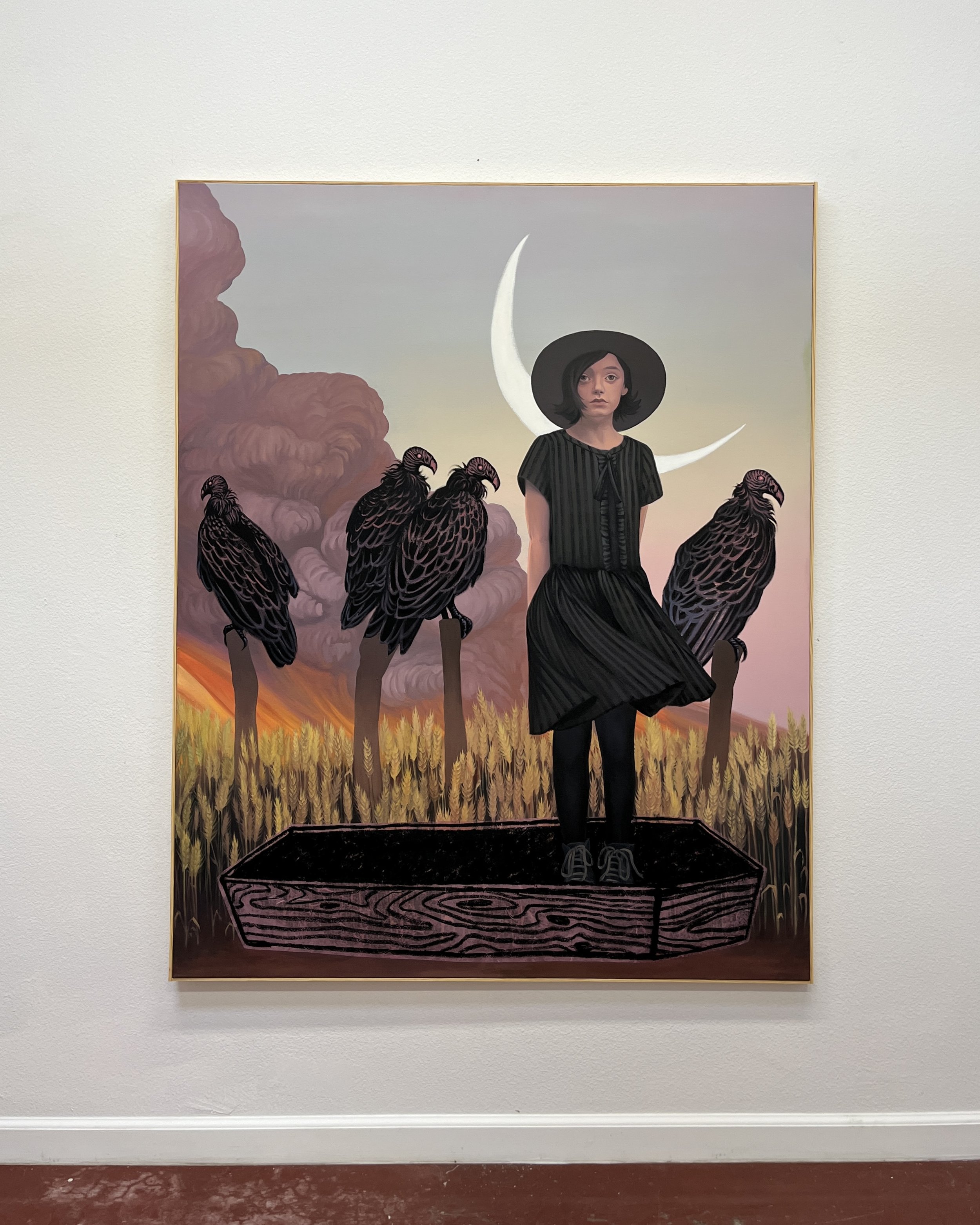 War on Agriculture, Oil on canvas with mixed media, 60”x 48”,
2024