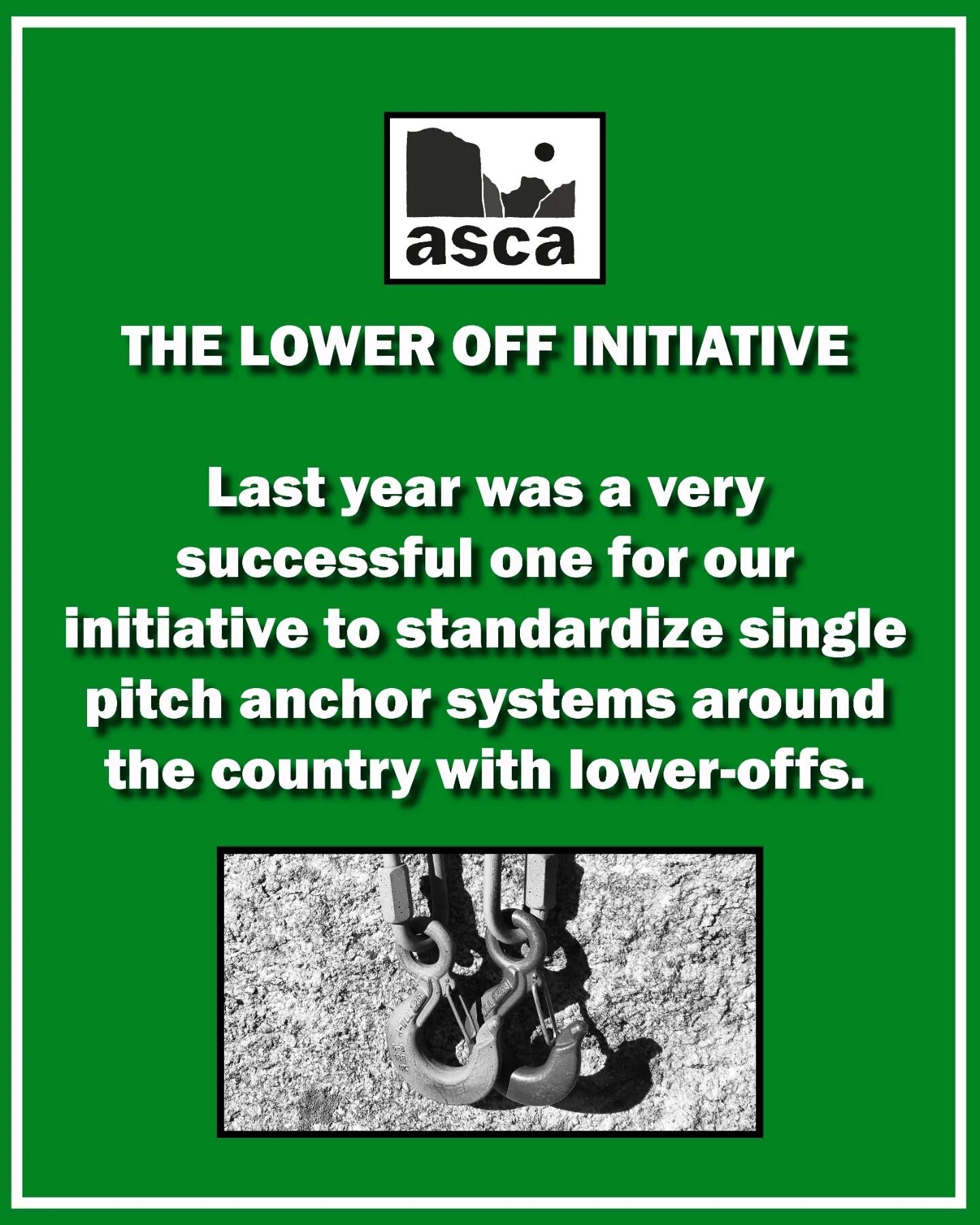 Lower-off Initiative Update!

In 2022 we provided 5500 lower-offs to volunteer crag stewards in 22 different states!&nbsp;Along with lower-offs, we provide attachment hardware in order to make the process of upgrading anchors straightforward, efficie
