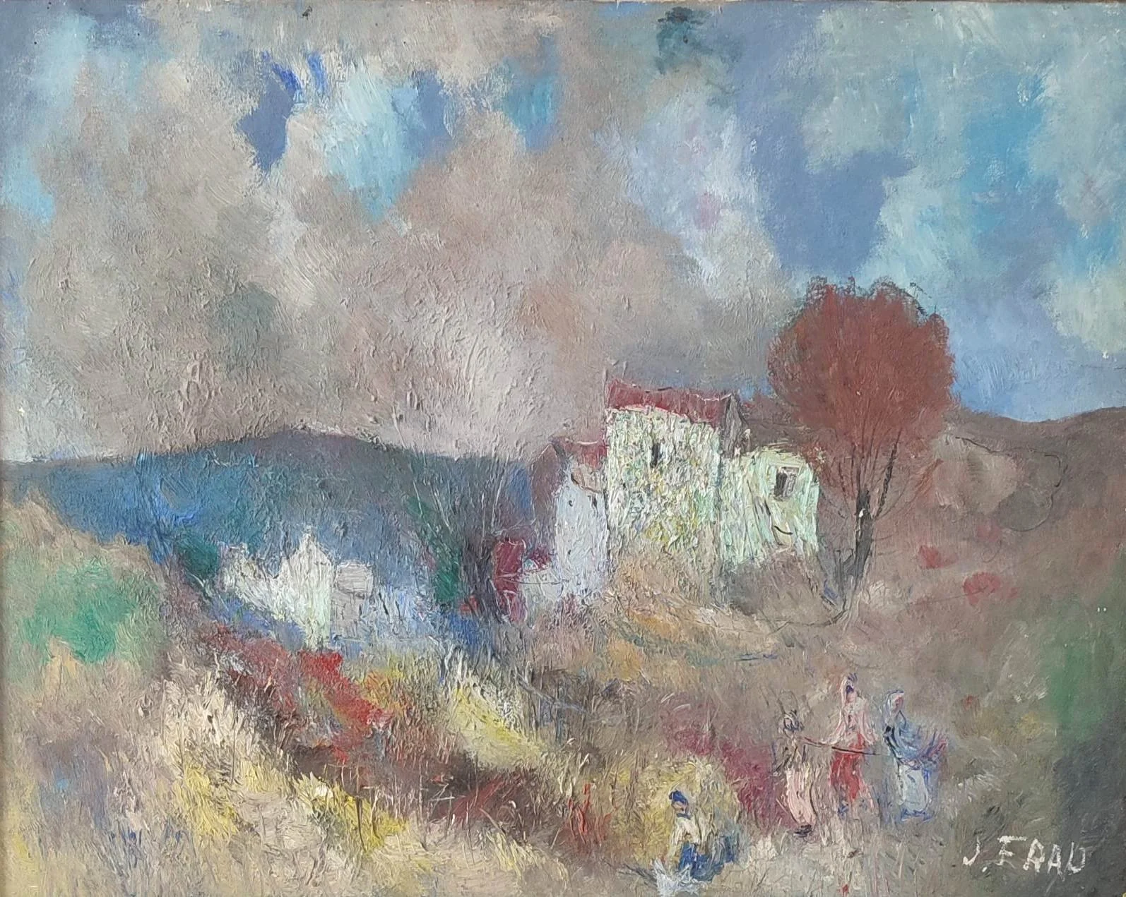 José Frau. Brisa de oro. Óleo sobre lienzo. 72 x 93 cm.