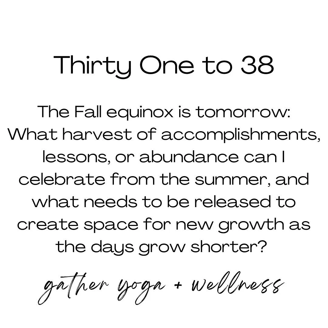 🍁 

This year, we are sharing a journal prompt each week. (I am wayyyyy behind. 😳)

Maybe you make this an evening ritual. When the prompt is posted, make a cup of tea, light a candle, find a quiet spot and write a response. 

If you want to share,