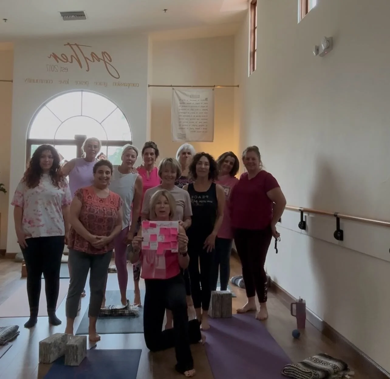 Thank you to all who came today to #paintthestudiopink in support of @desertcancerfoundation